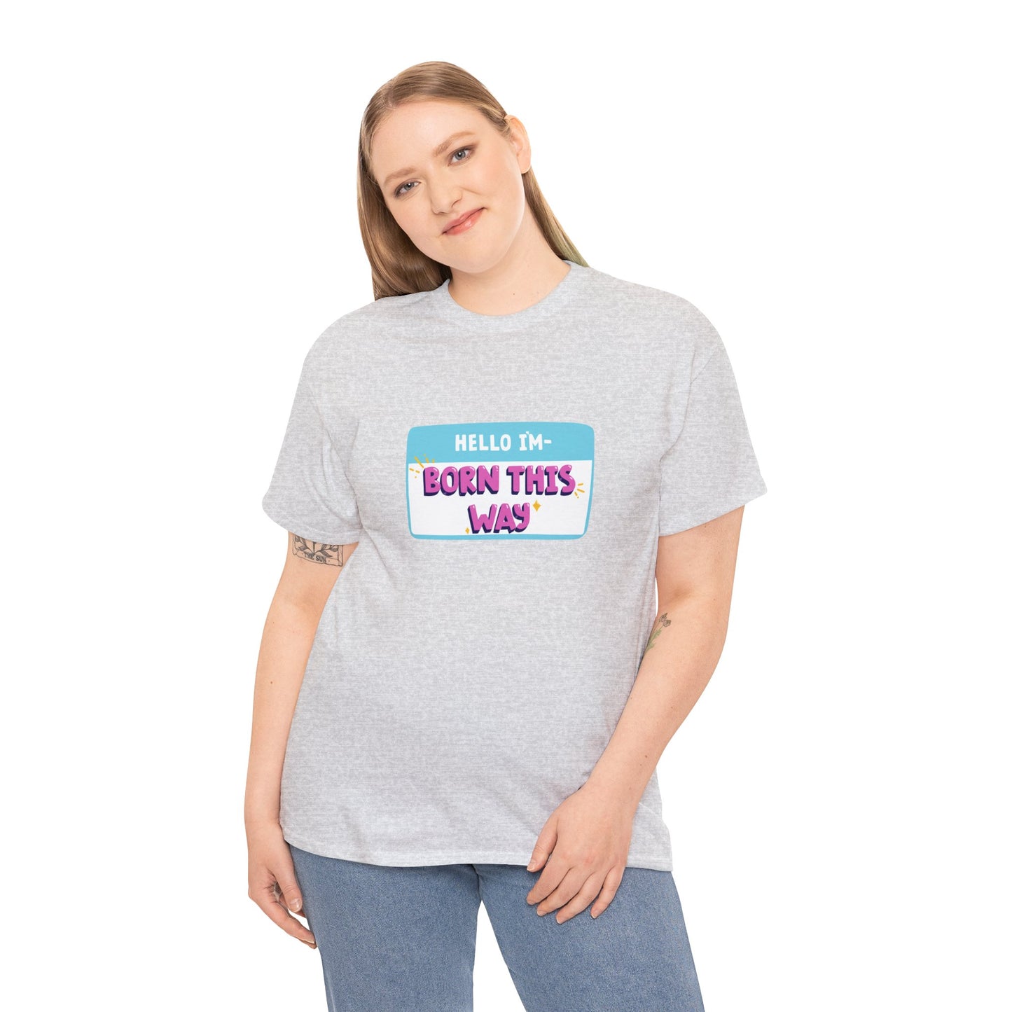 Unisex Heavy Cotton Tee  Design On Both Sides Adult/Teen Activewear Comes In Various Colors