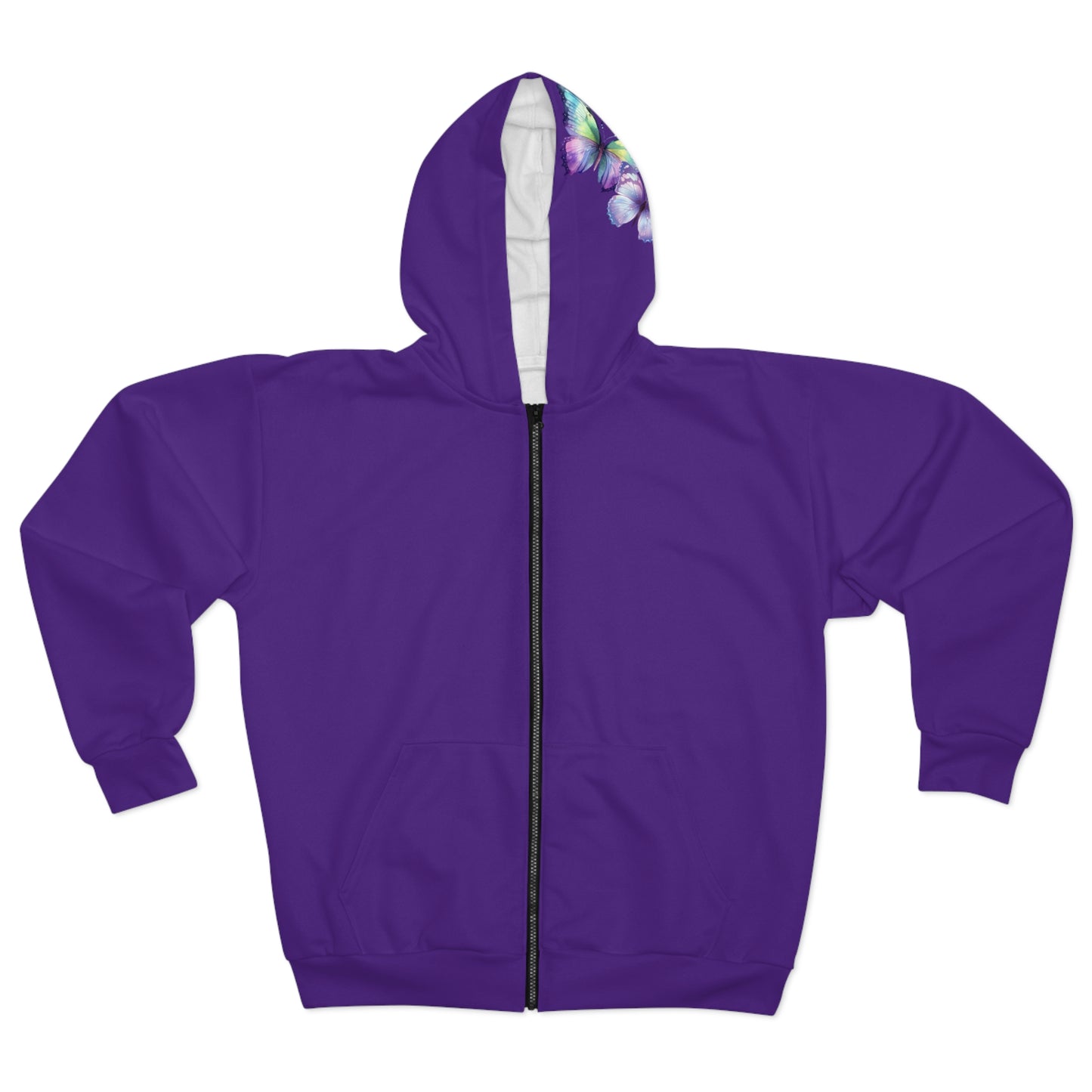 Hood Unisex Zip Hoodie (AOP)