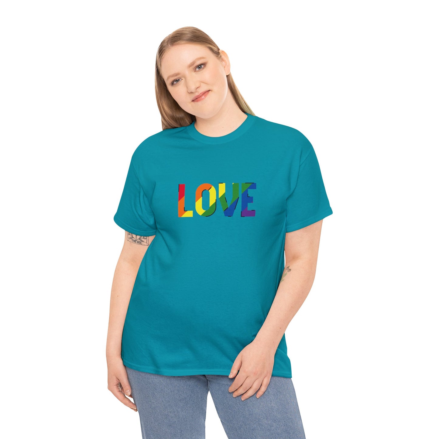 Unisex Heavy Cotton Tee Adult/Teen Activewear Comes In Various Colors