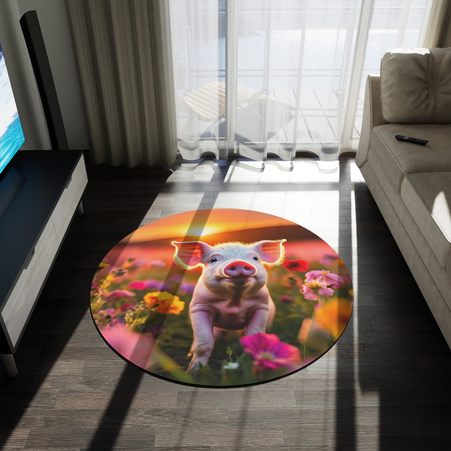 Round Rug Has Matching Products Sold Separate, If you want a Matching Products That Youd Like Me to Make in a Certain Print That's Not Listed Call or if you'd like to Choose Your Own Print No Charge No Problem