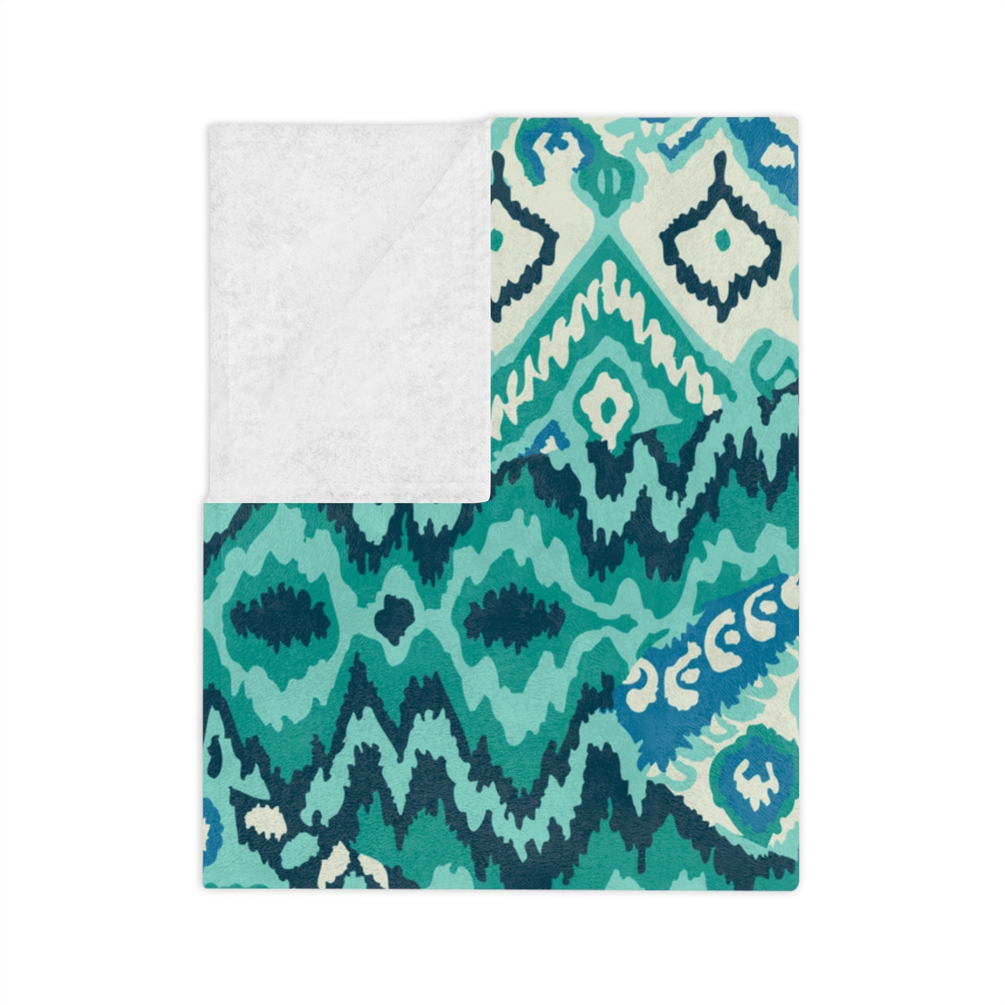 Velveteen Minky Blanket Adult/Teen/Baby Accessories Decor Beautiful Teal-Green Design