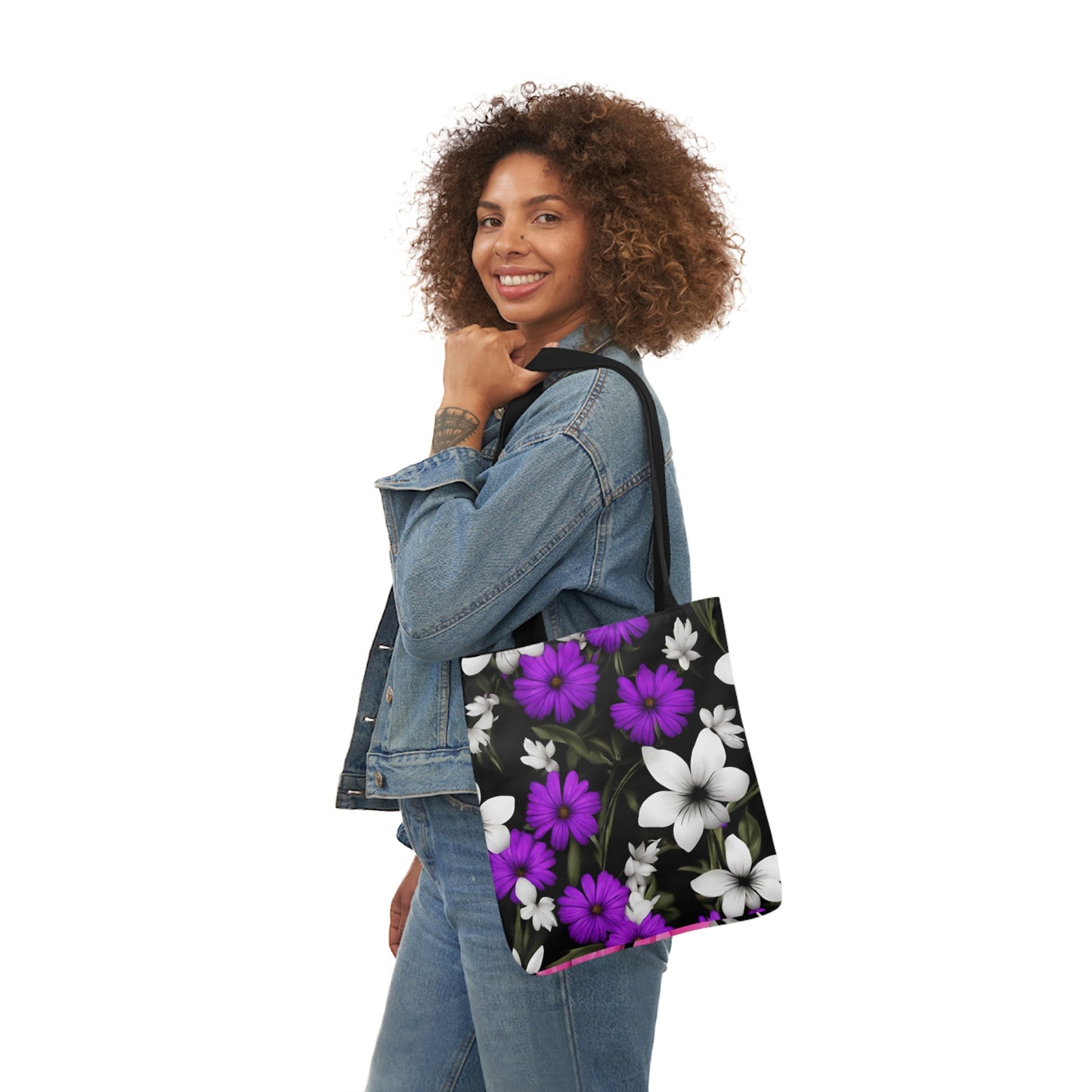 Polyester Canvas Tote Bag (AOP) Amazing Two Bags In One Different Designs On Each Side Adult Accessories