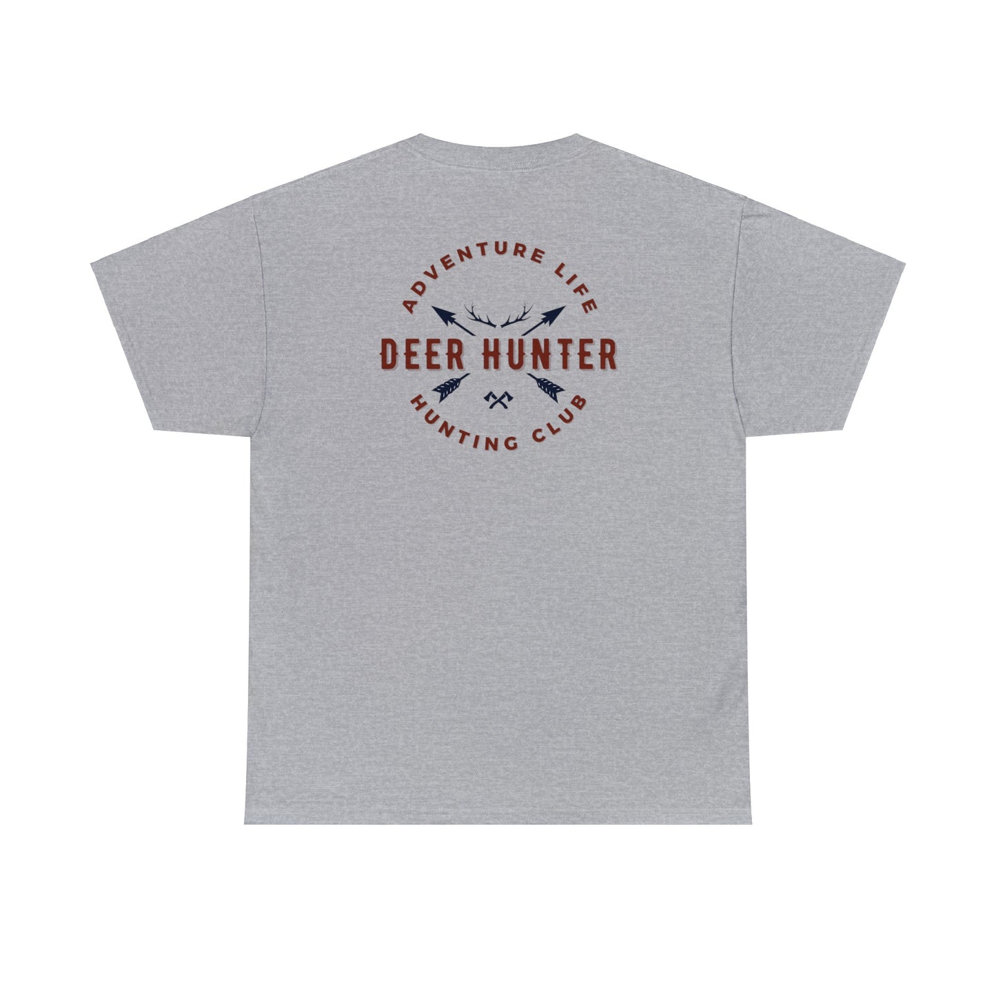 Unisex Heavy Cotton Tee Design is on Back Adult/Ten Hunting Lovers This Is For You