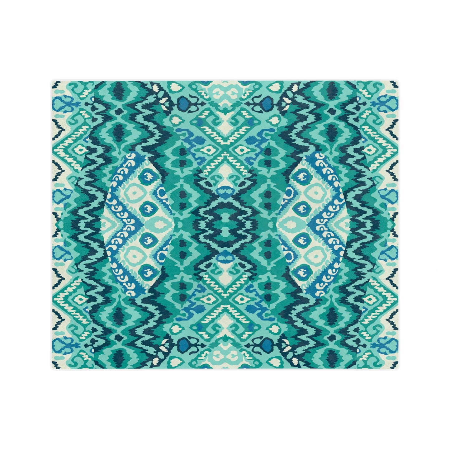 Velveteen Minky Blanket Adult/Teen/Baby Accessories Decor Beautiful Teal-Green Design