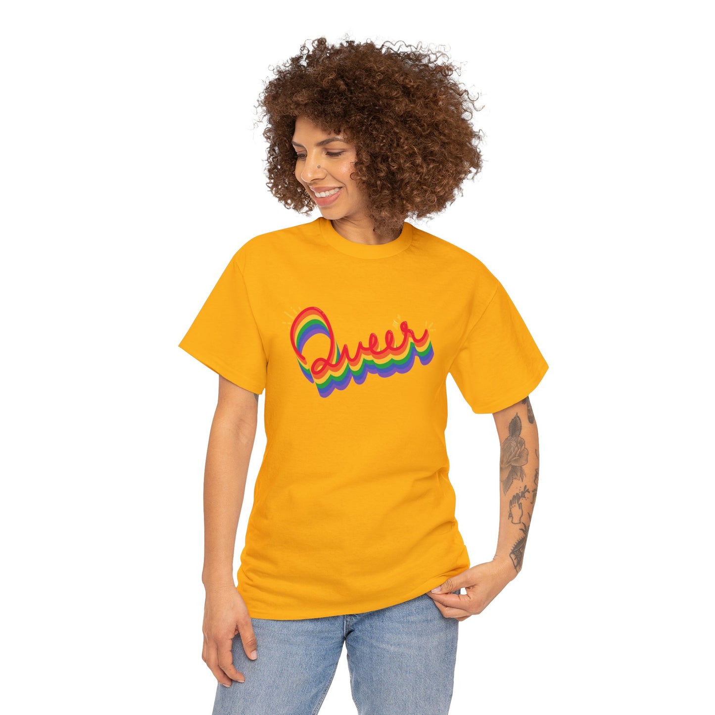 Unisex Heavy Cotton Tee Adult/Teen Activewear Comes In Many Colors