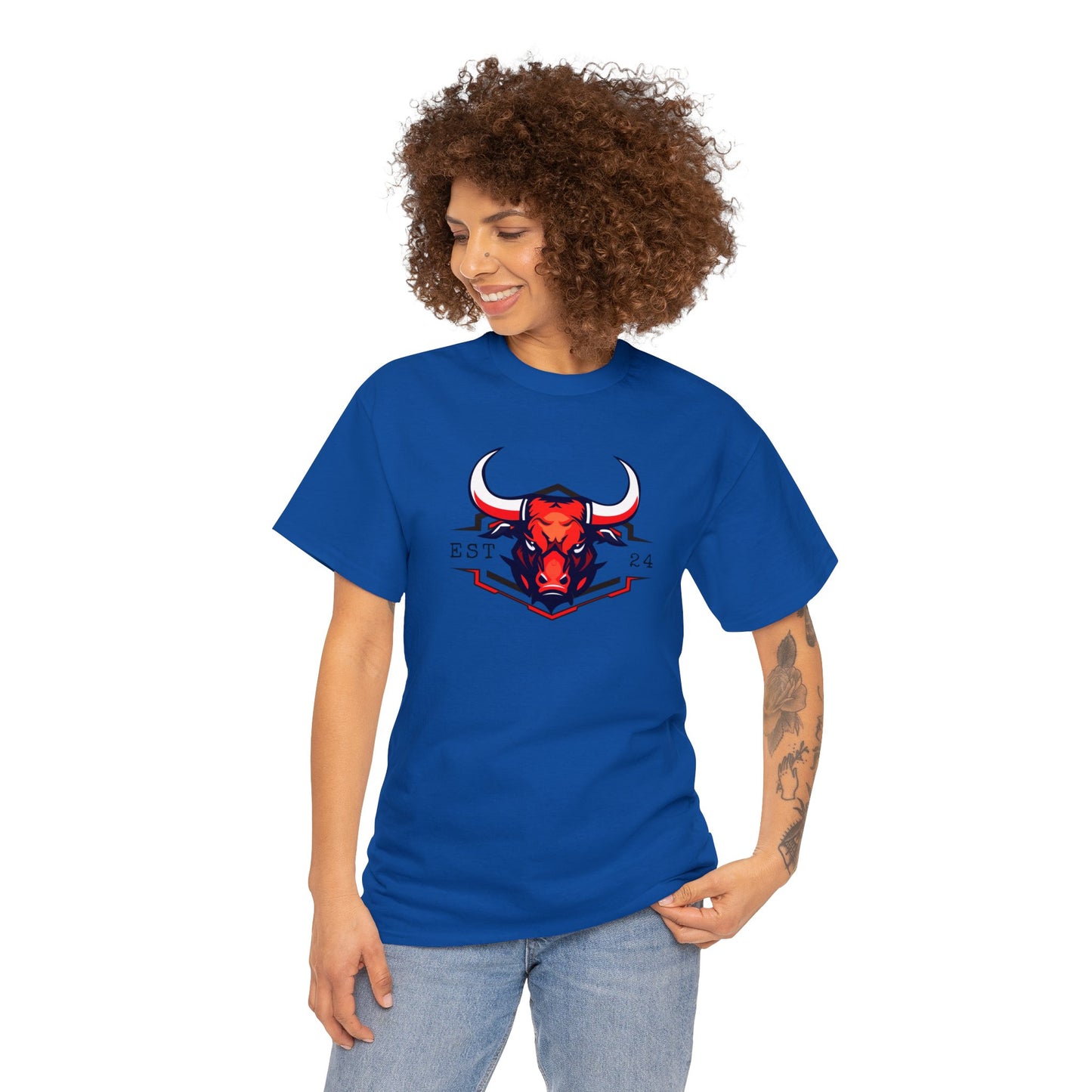 Unisex Heavy Cotton Tee Adult/Teen Activewear Shirt Comes In Many Colors