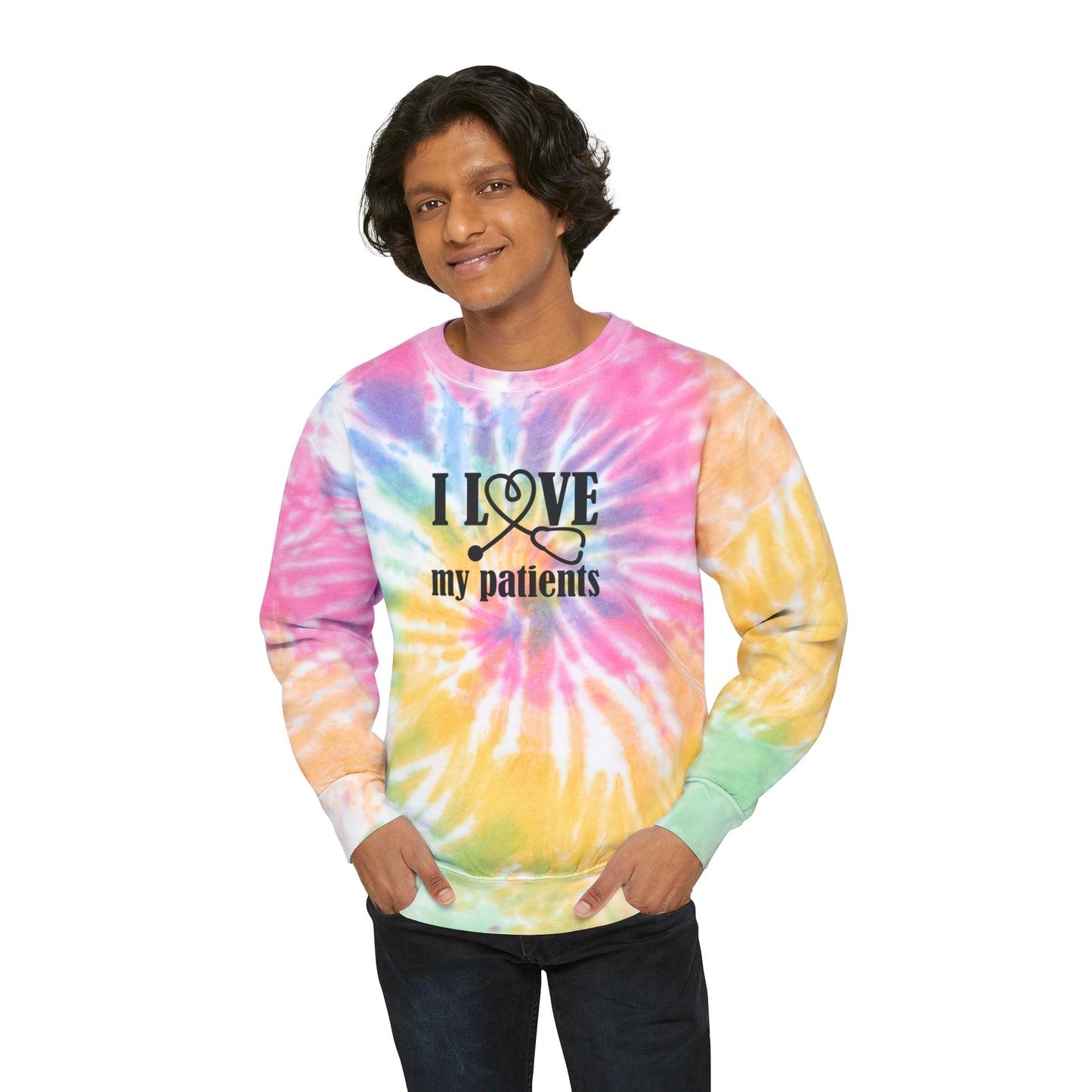 Unisex Tie-Dye Sweatshirt Adult Activewear