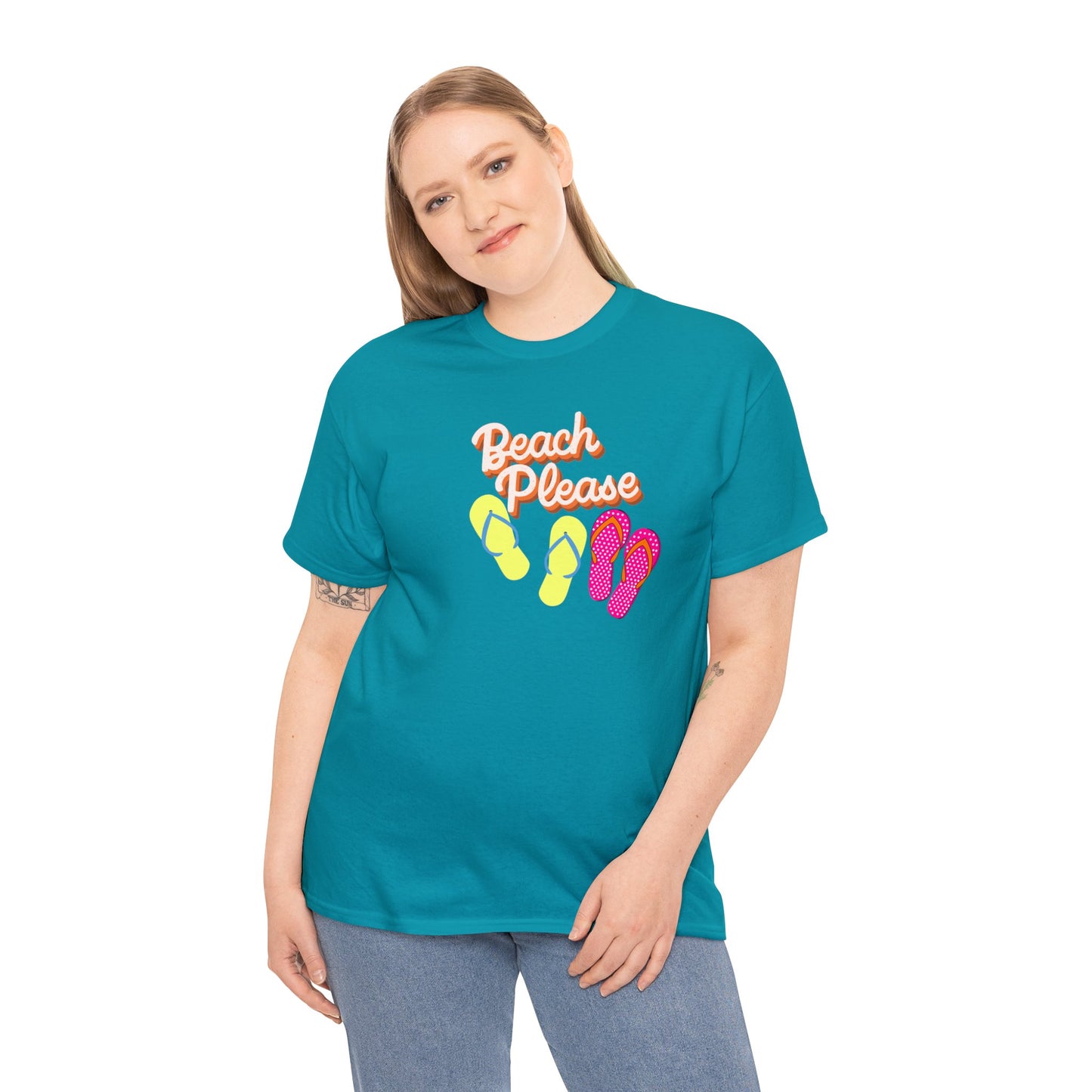 Unisex Heavy Cotton Tee Adult/Teen Activewear Good Quality Material Comes In Many Colors