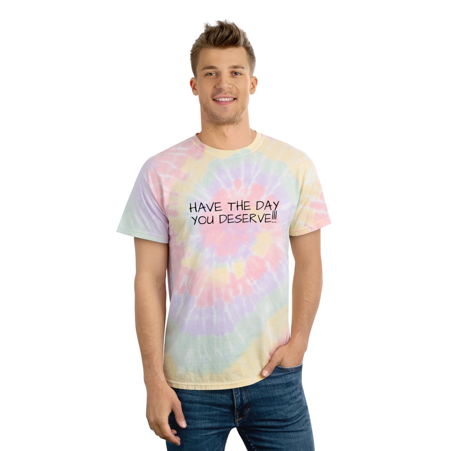 Tie-Dye Tee, Spiral DESIHN ON BACK AS WELL!