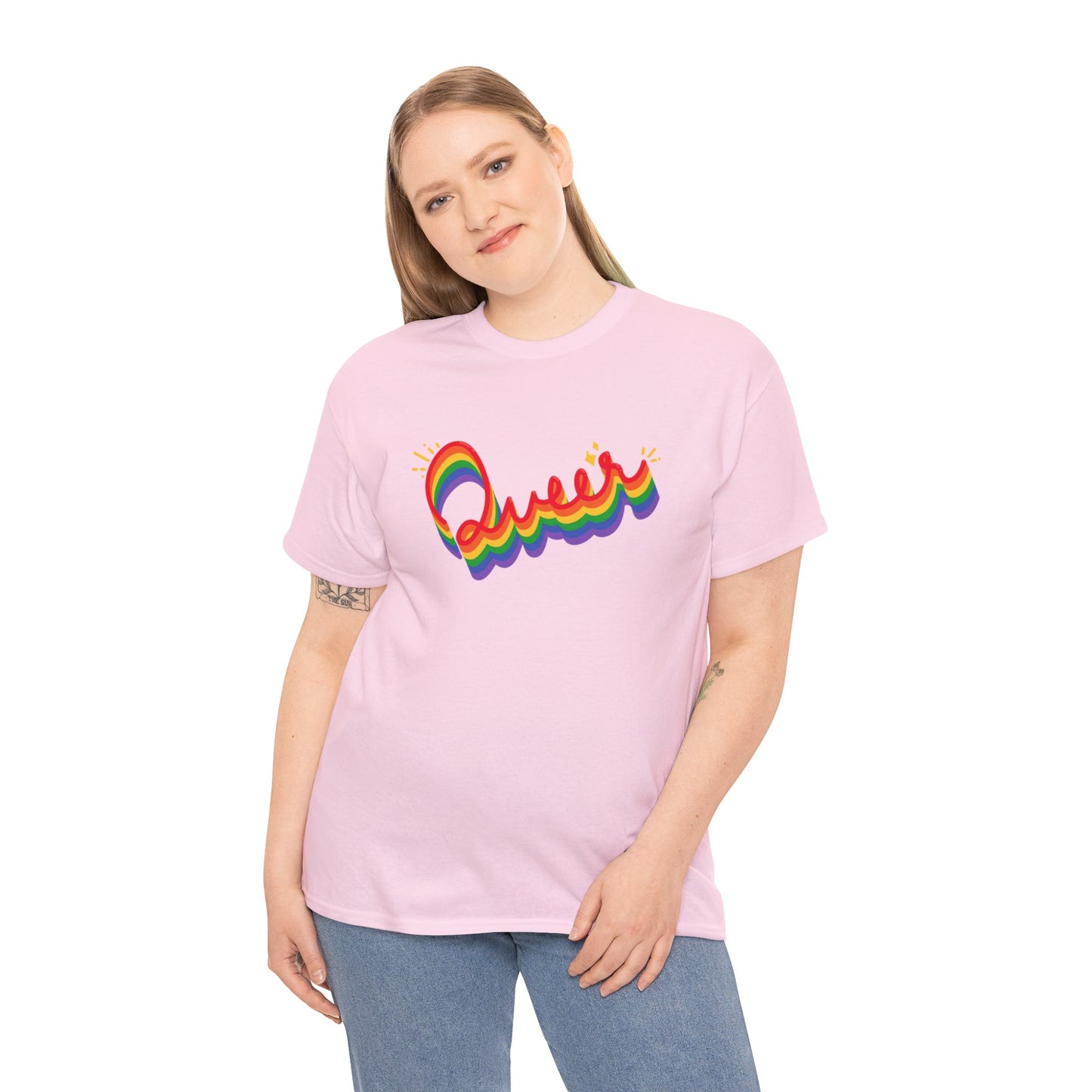 Unisex Heavy Cotton Tee Adult/Teen Activewear Comes In Many Colors