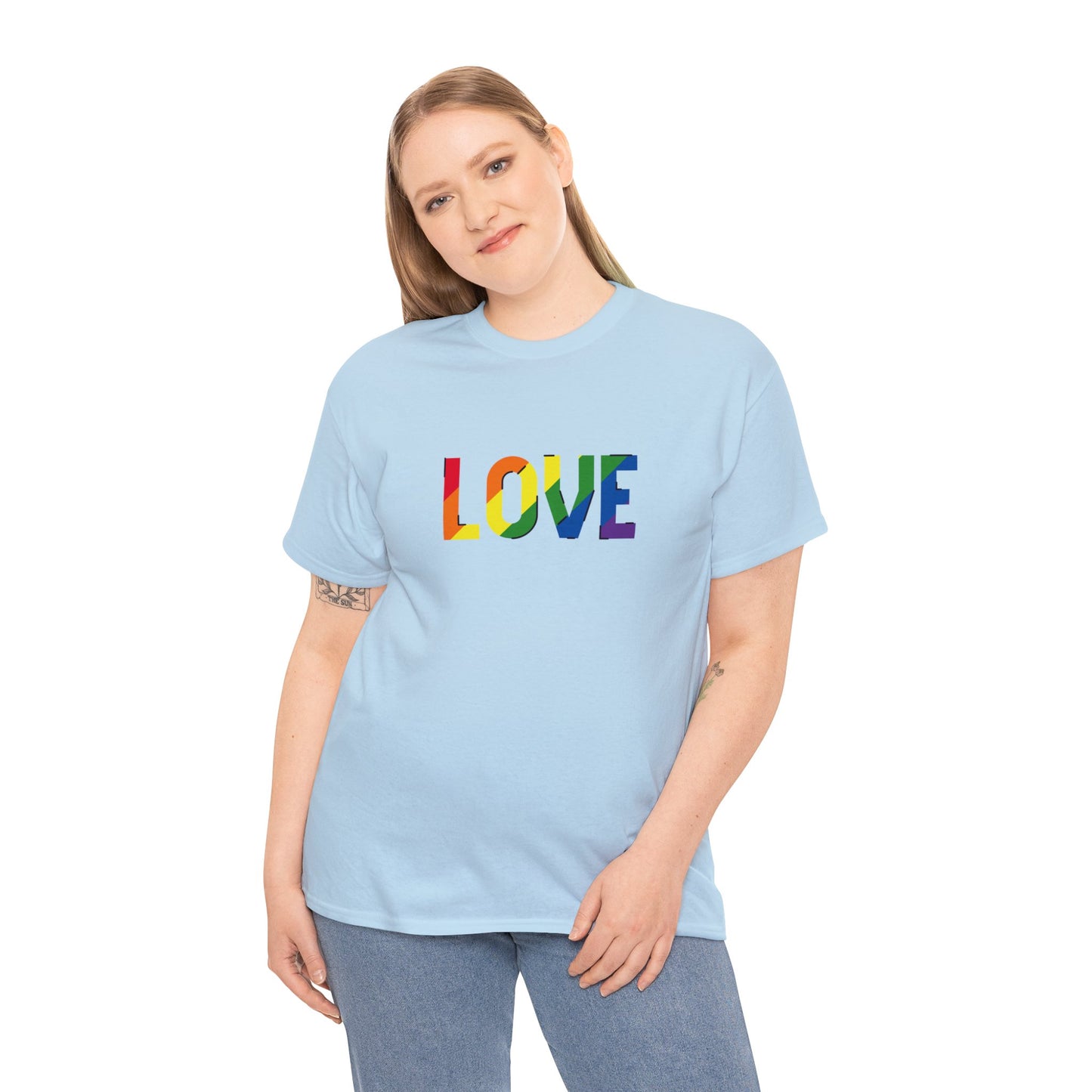 Unisex Heavy Cotton Tee Adult/Teen Activewear Comes In Various Colors