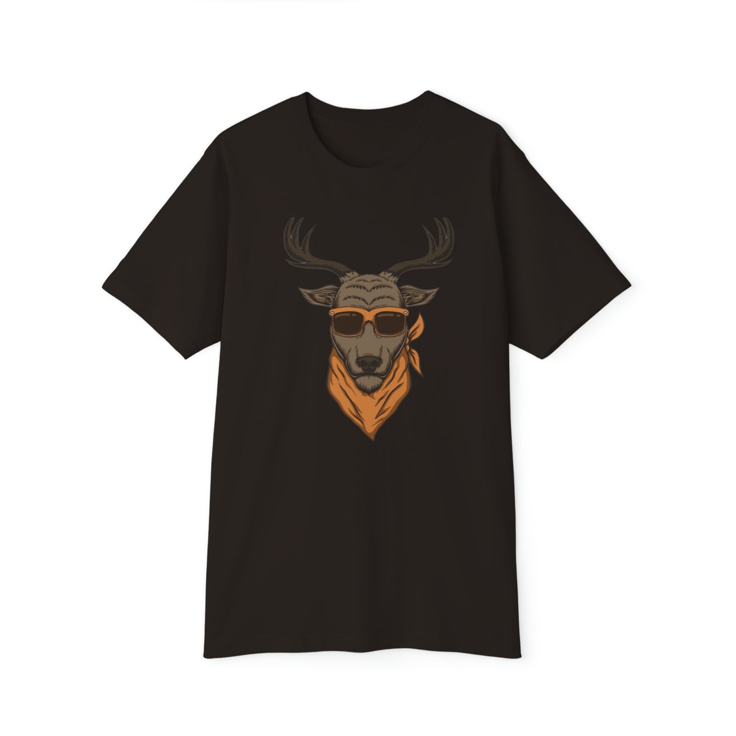 Unisex Short Sleeve Pajama Set Adult/Teen Deer Wearing Sunglasses