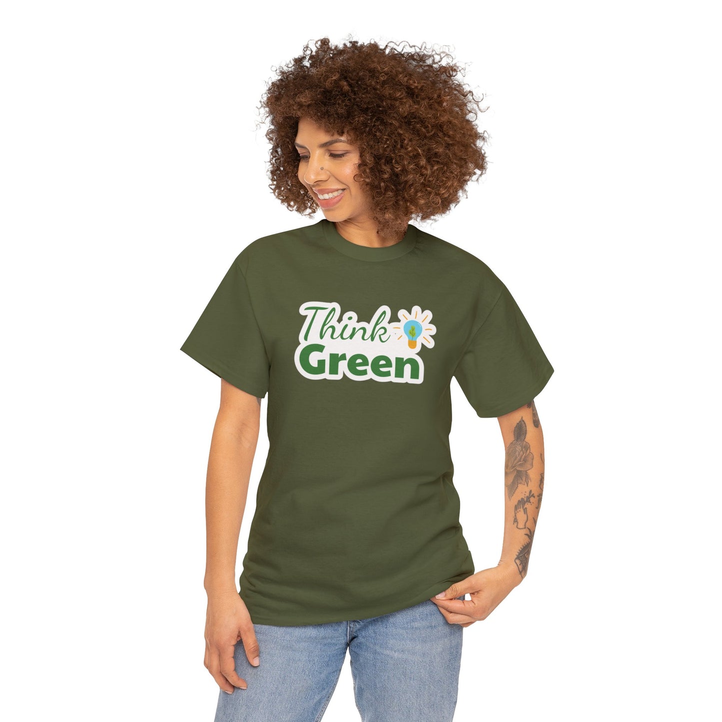 Unisex Heavy Cotton Tee Adult/Teen Activewear Shirt Comes In Many Colors