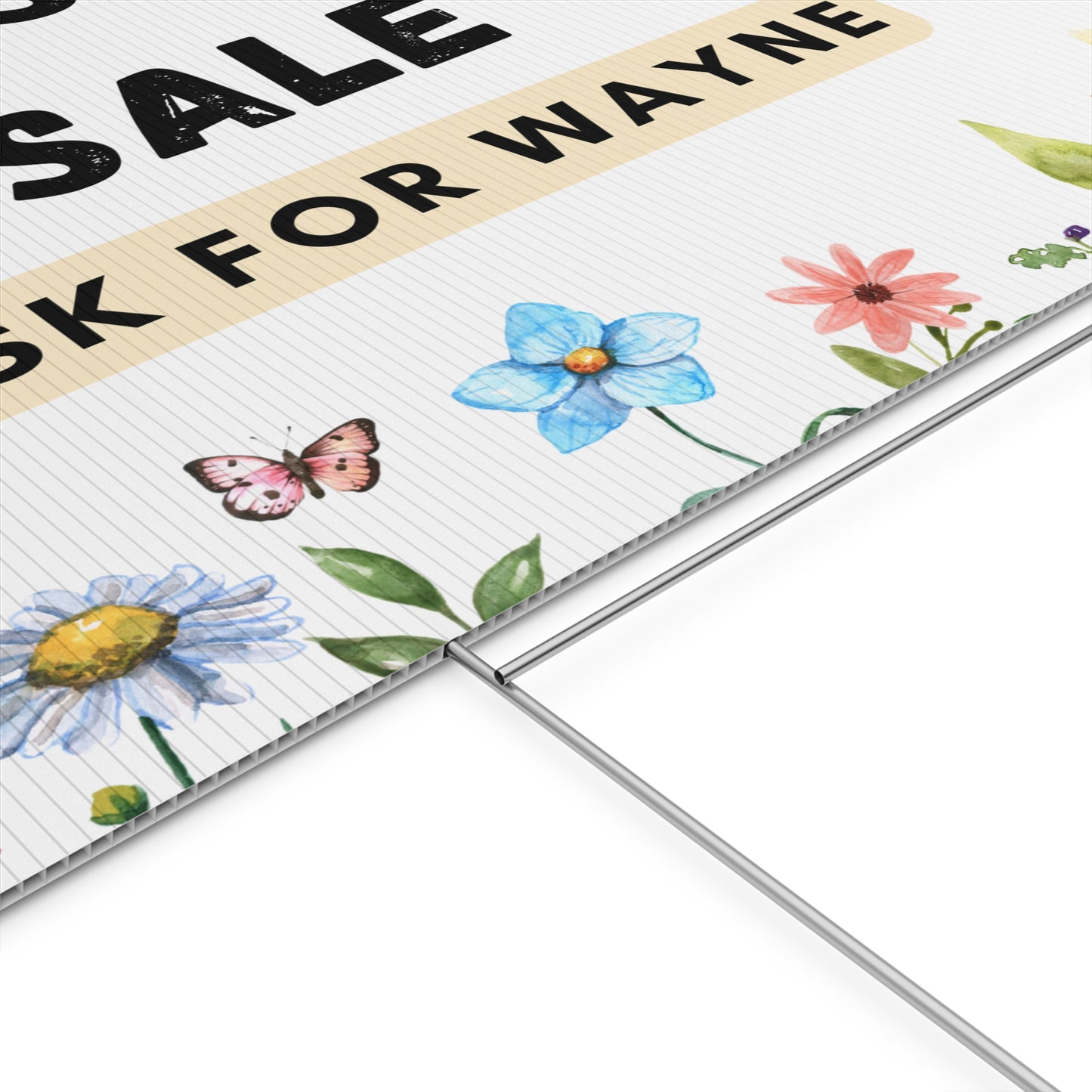 Plastic Yard Sign 36 x 24