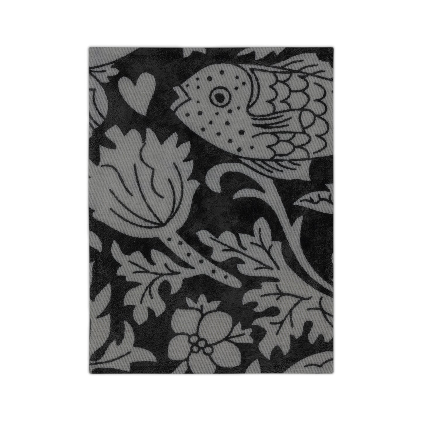 Velveteen Minky Blanket Adult/Teen Accessories Decor Black And Grey Design