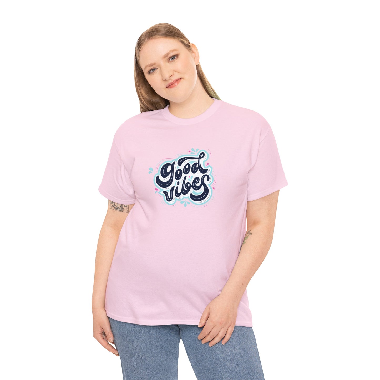 Unisex Heavy Cotton Tee Adult/Teen Activewear Shirt Comes In Many Colors