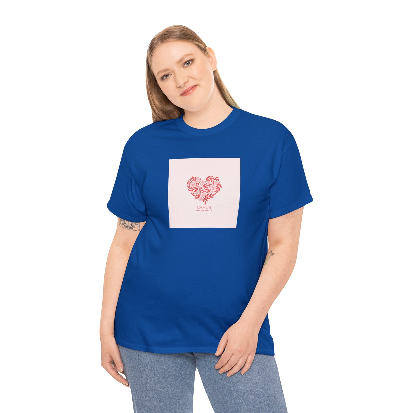 Unisex Heavy Cotton Tee Adult/Teen Activewear Good Quality Material Comes In Many Colors