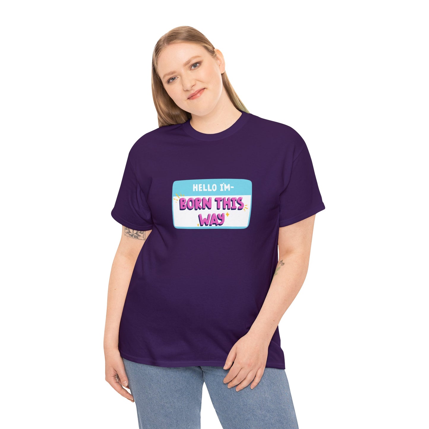 Unisex Heavy Cotton Tee  Design On Both Sides Adult/Teen Activewear Comes In Various Colors