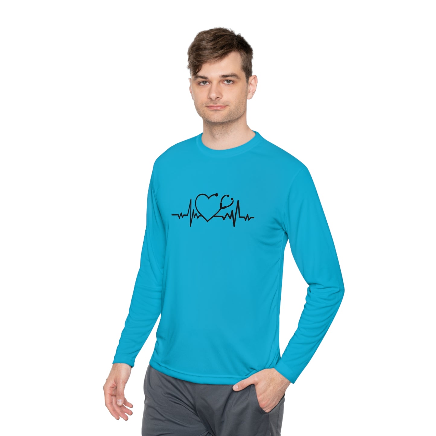 Unisex Lightweight Long Sleeve Tee Adult Activewear