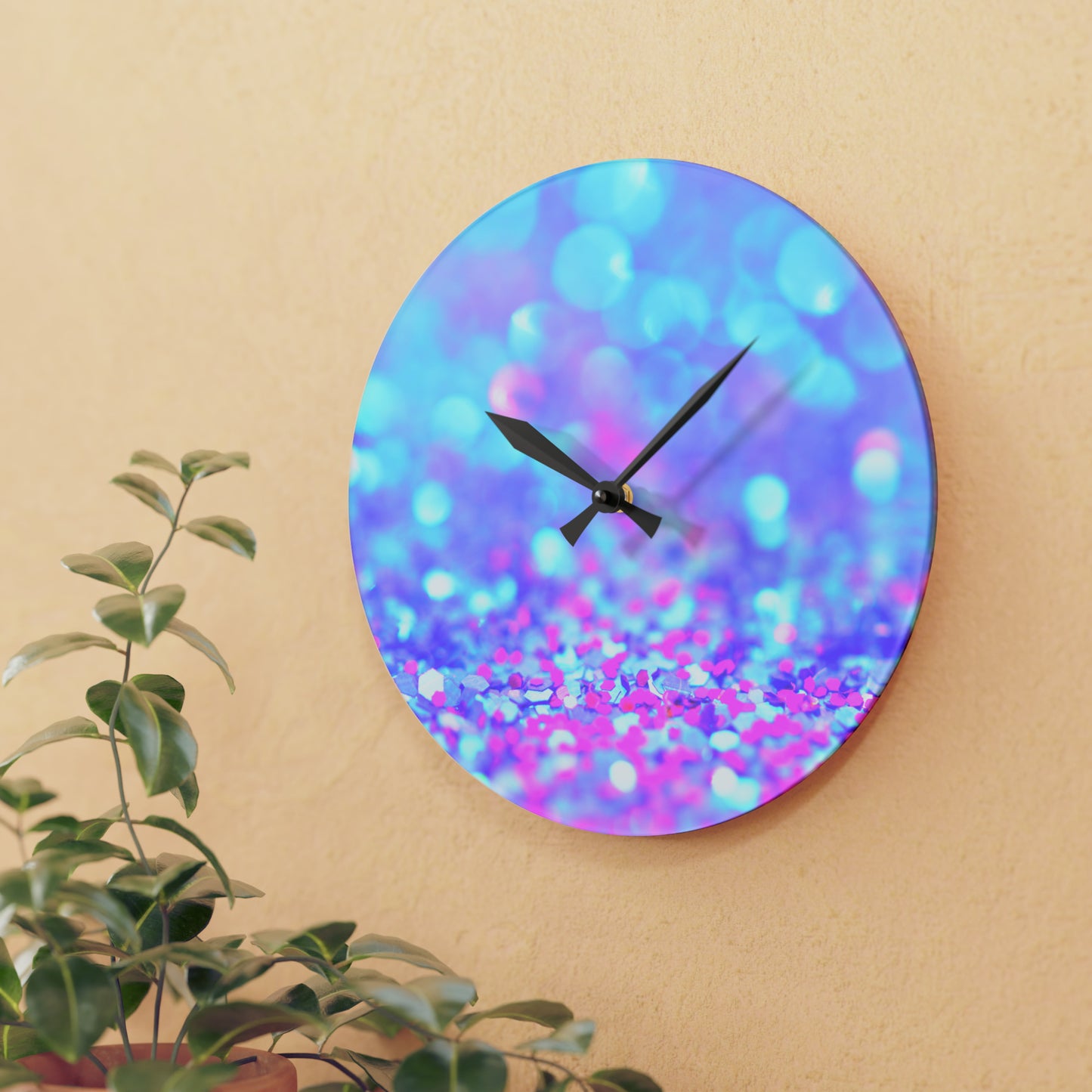 Acrylic Wall Clock Has Matching Products Sold Separate, If you want a Matching Products That Youd Like Me to Make in a Certain Print That's Not Listed Call or if you'd like to Choose Your Own Print No Charge No Problem