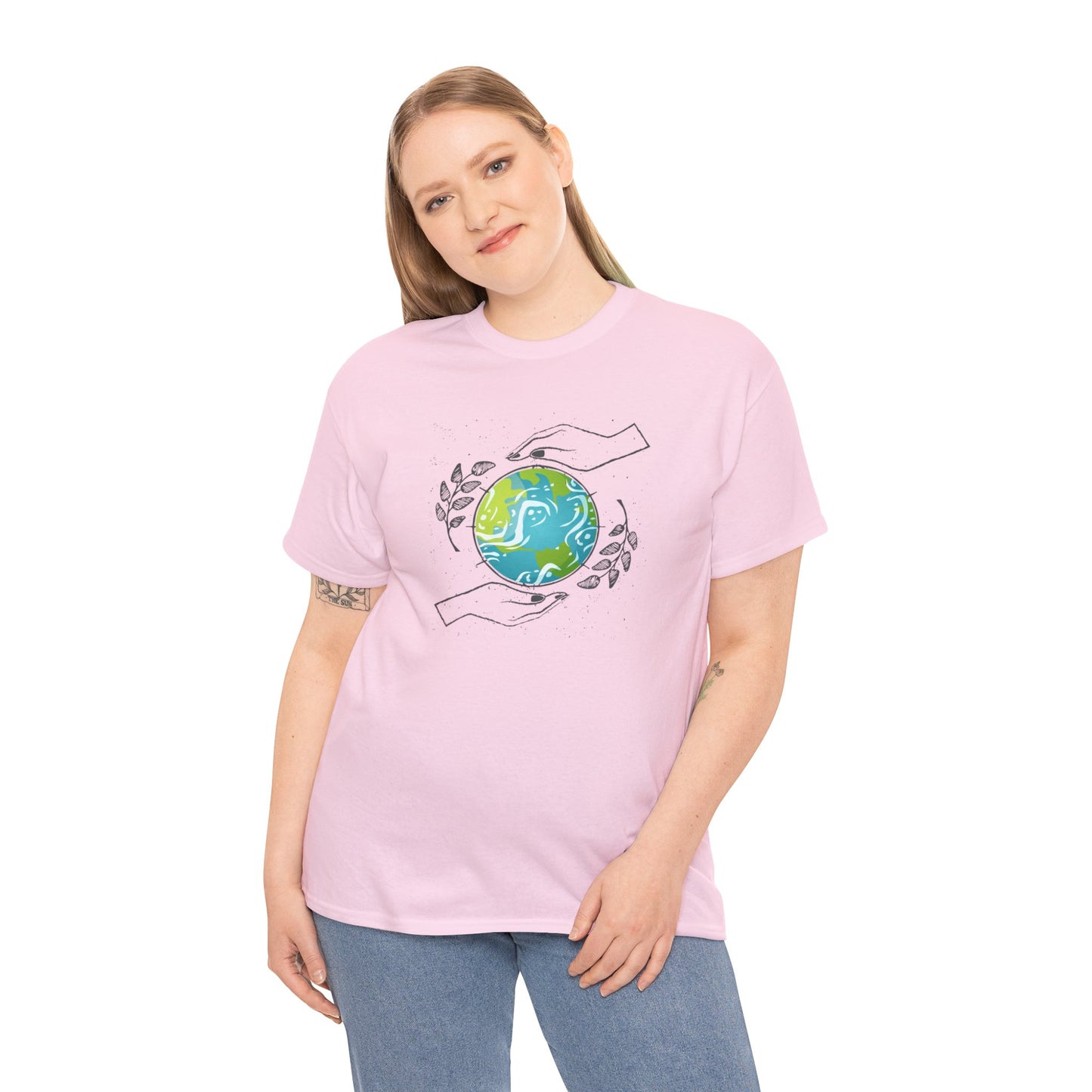 Unisex Heavy Cotton Tee Adult/Teen Activewear Shirt Comes In Many Colors