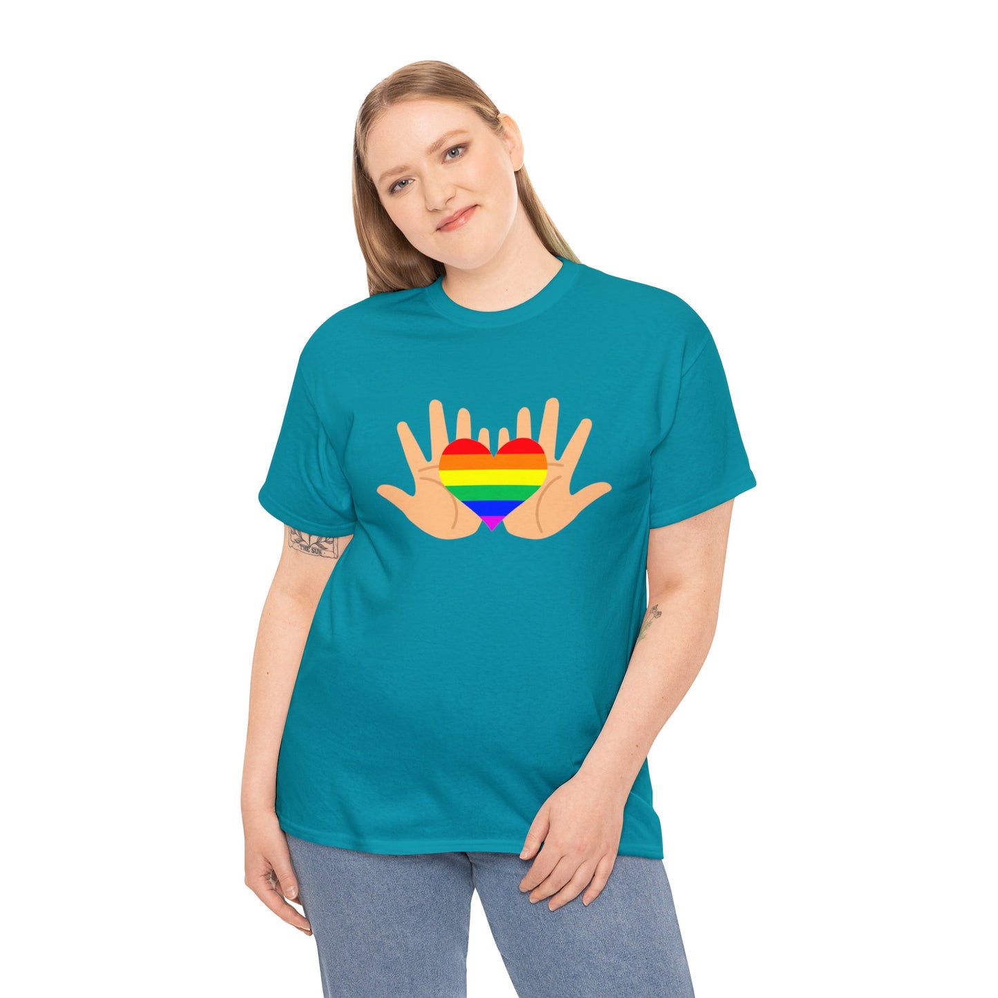 Unisex Heavy Cotton Tee Adult/Teen Activewear Comes In Many Colors