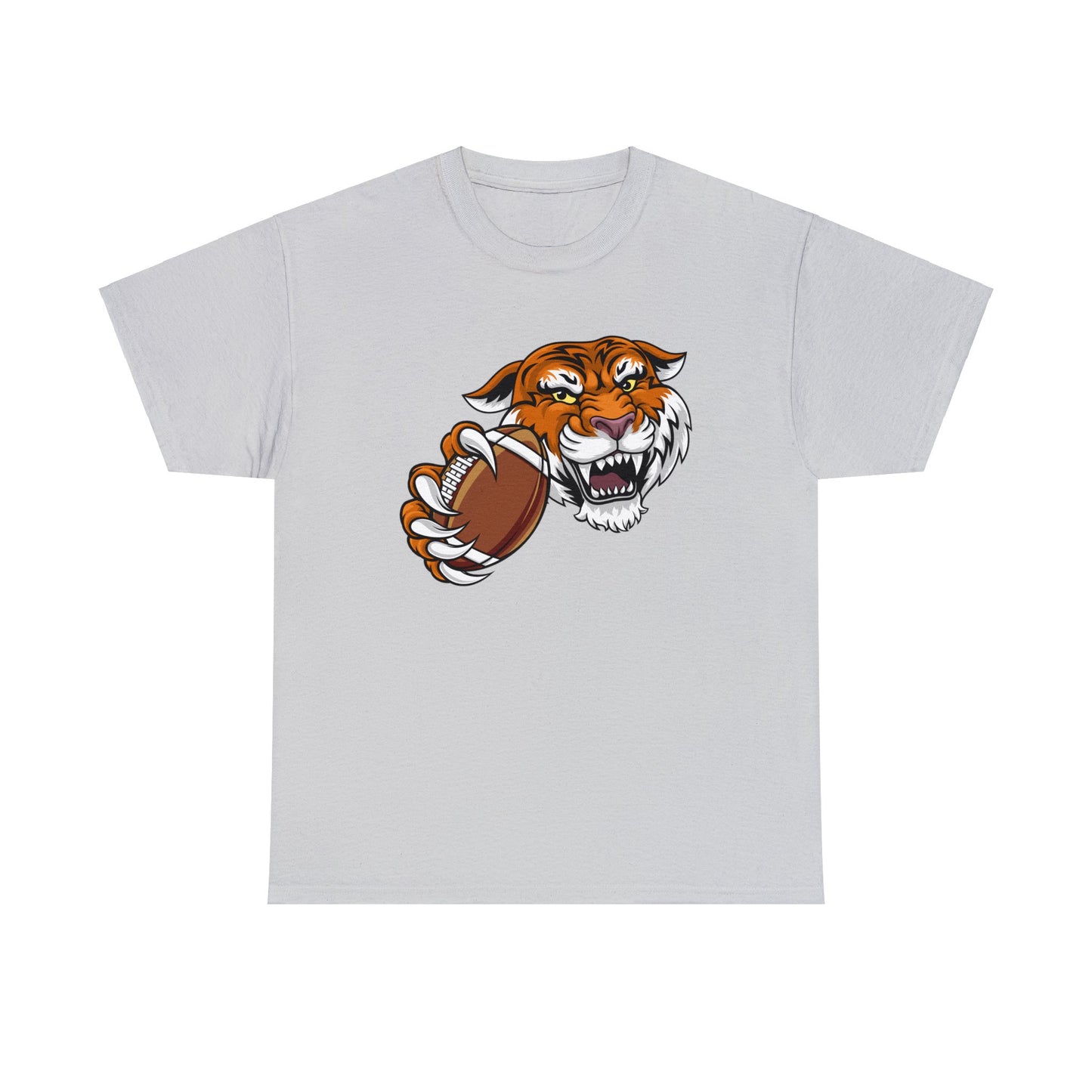 Unisex Heavy Cotton Tee Adult/Teen Activewear Tiger's Football Tea Generic Team Shirt Comes In Many Colors