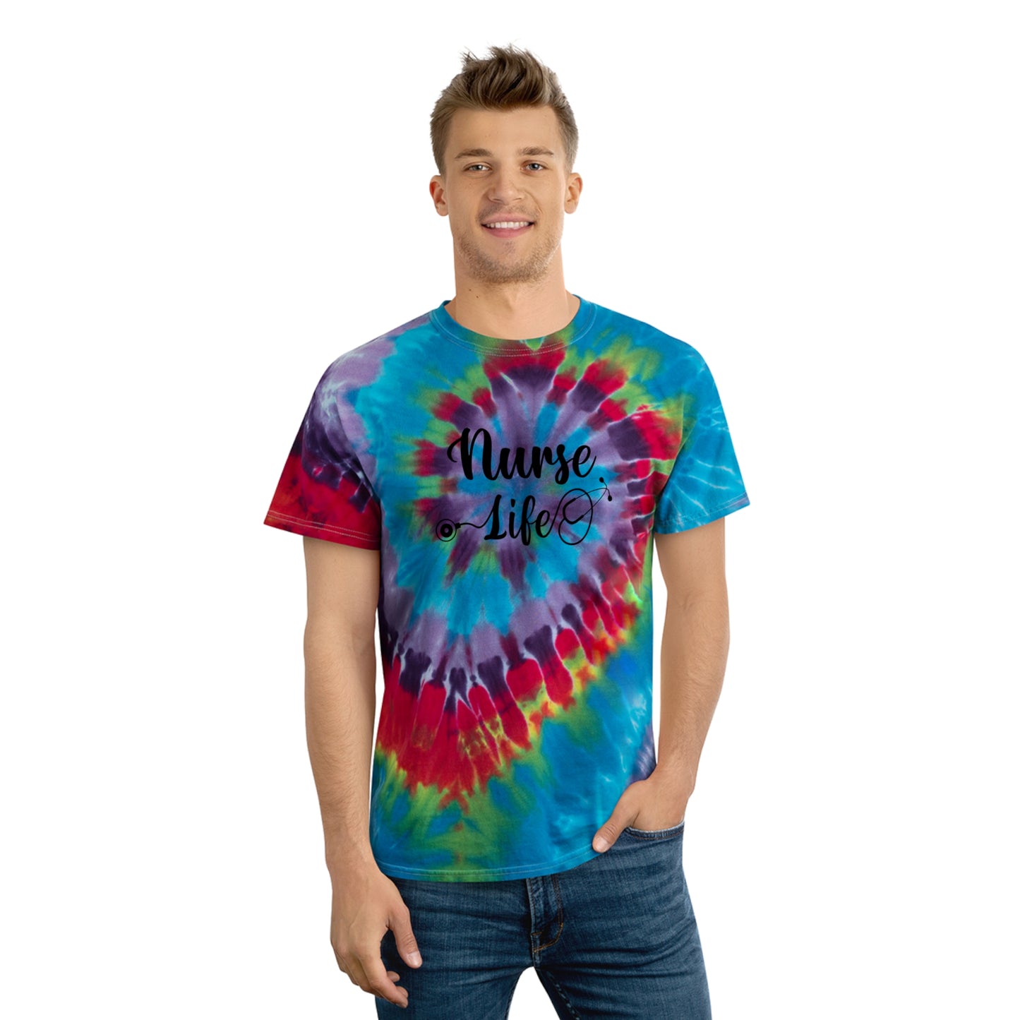 Tie-Dye Tee, Spiral  Adult Activewear If You Want Different Color Plz Call 1-603-377-1833