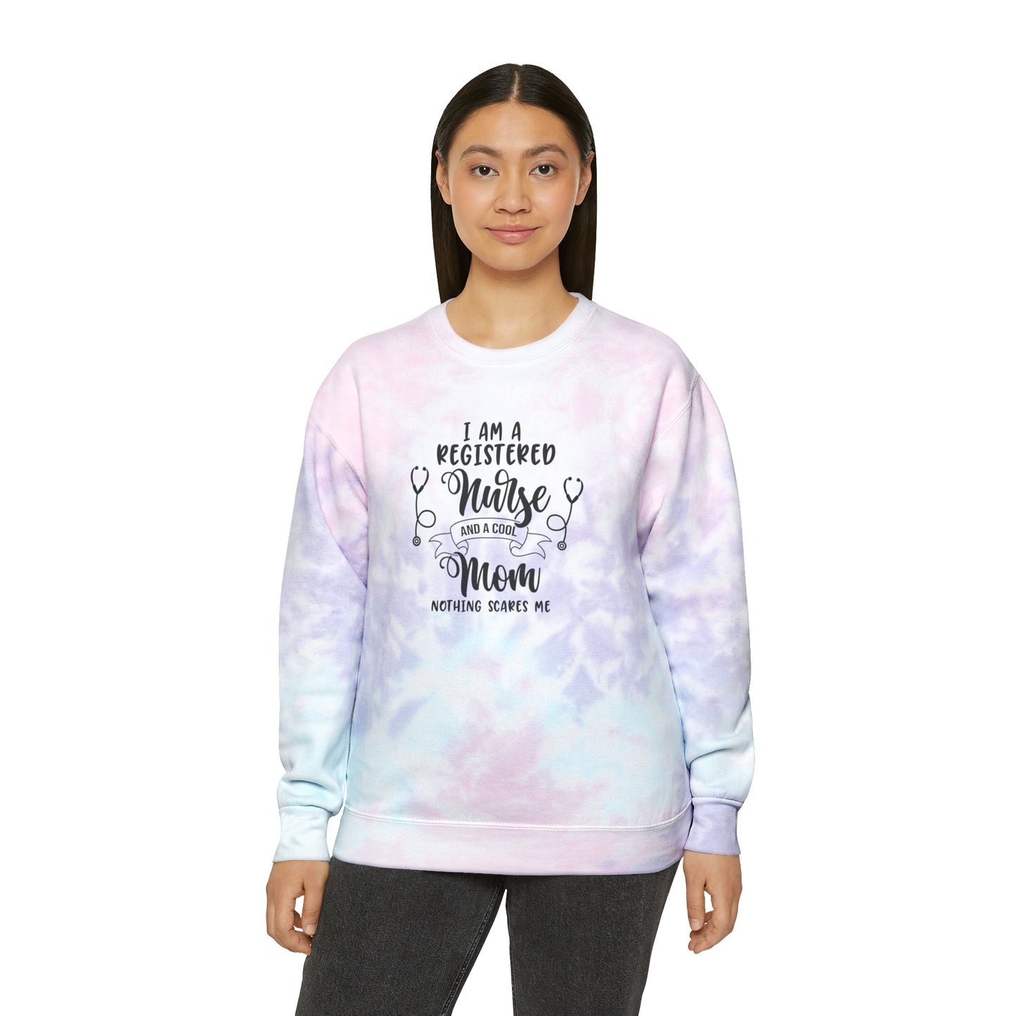 Unisex Tie-Dye Sweatshirt Adult Activewear