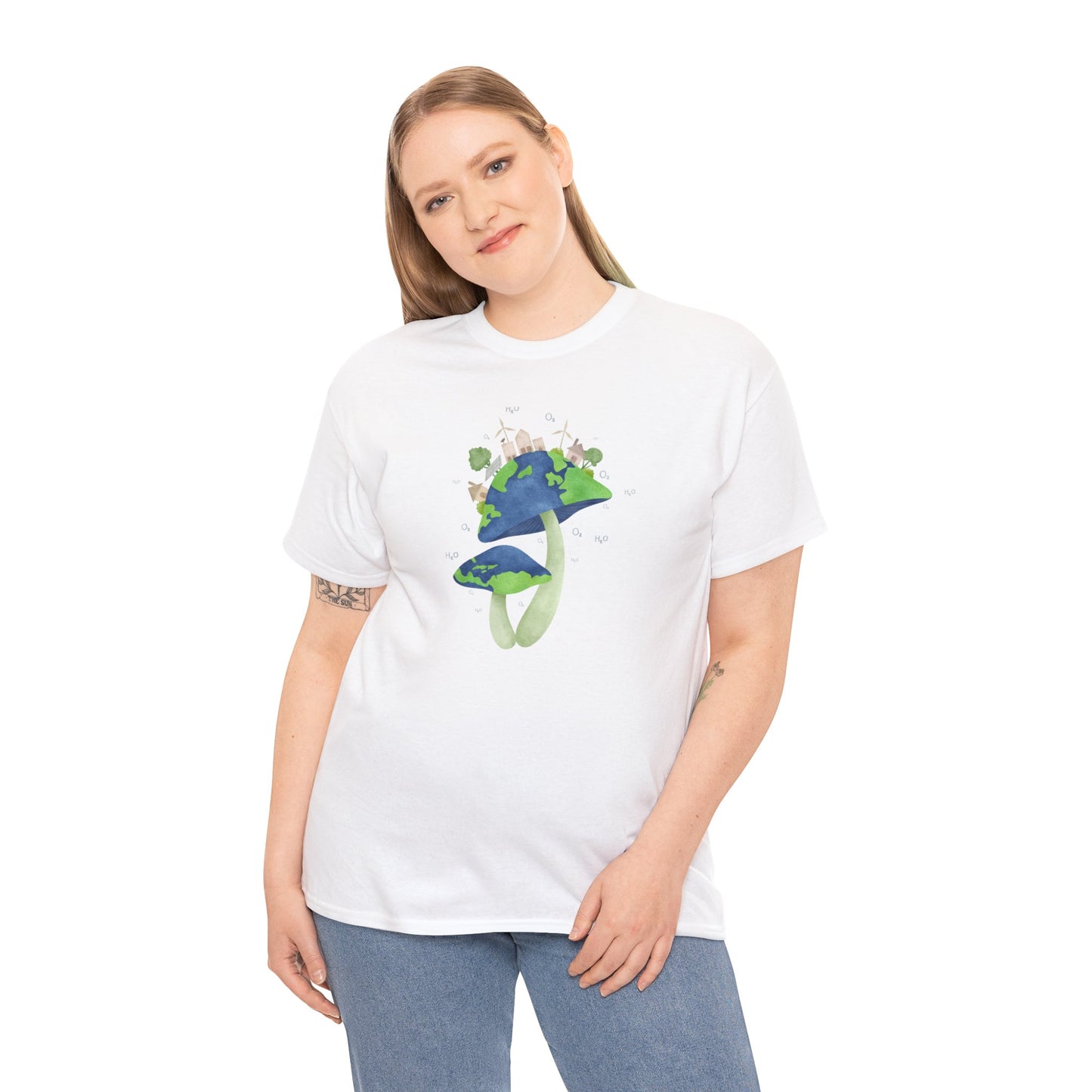 Unisex Heavy Cotton Tee Adult/Teen Activewear Shirt Comes In Many Colors