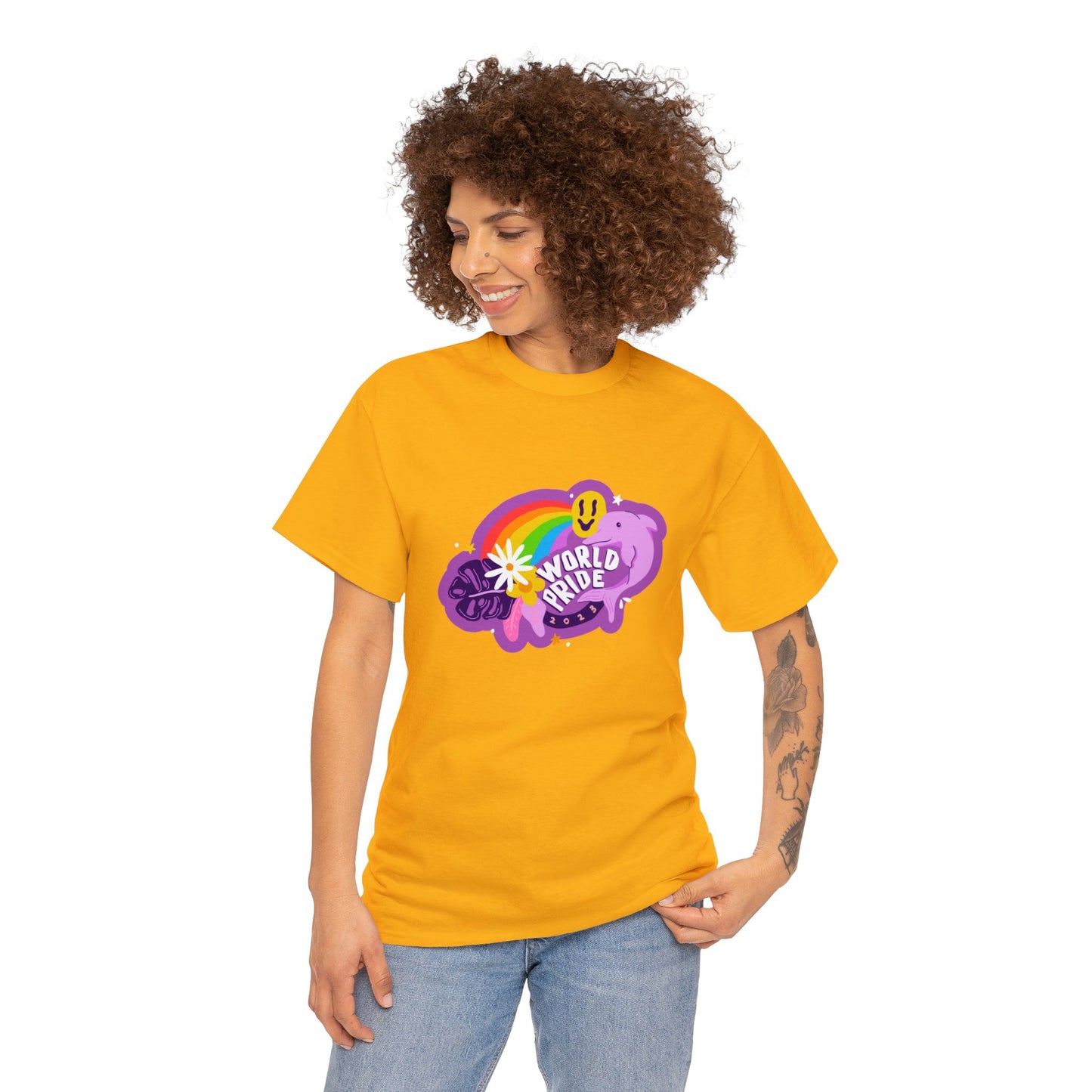 Unisex Heavy Cotton Tee Adult/Teen Activewear Comes In Many Colors