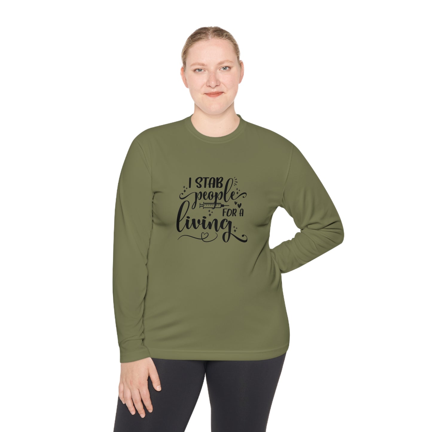 Unisex Lightweight Long Sleeve Tee Adult Activewear