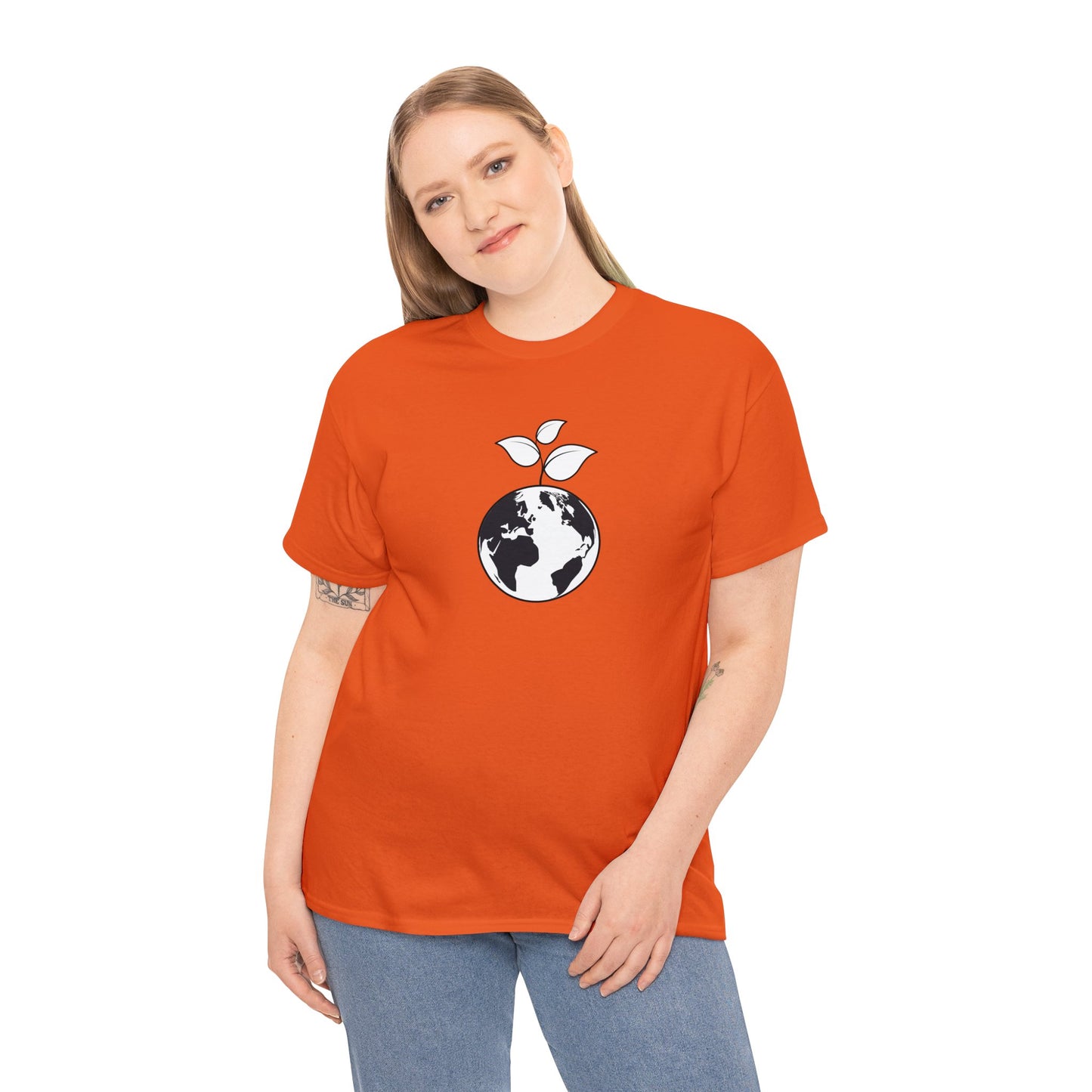 Unisex Heavy Cotton Tee Adult/Teen Activewear Shirt Comes In Many Colors