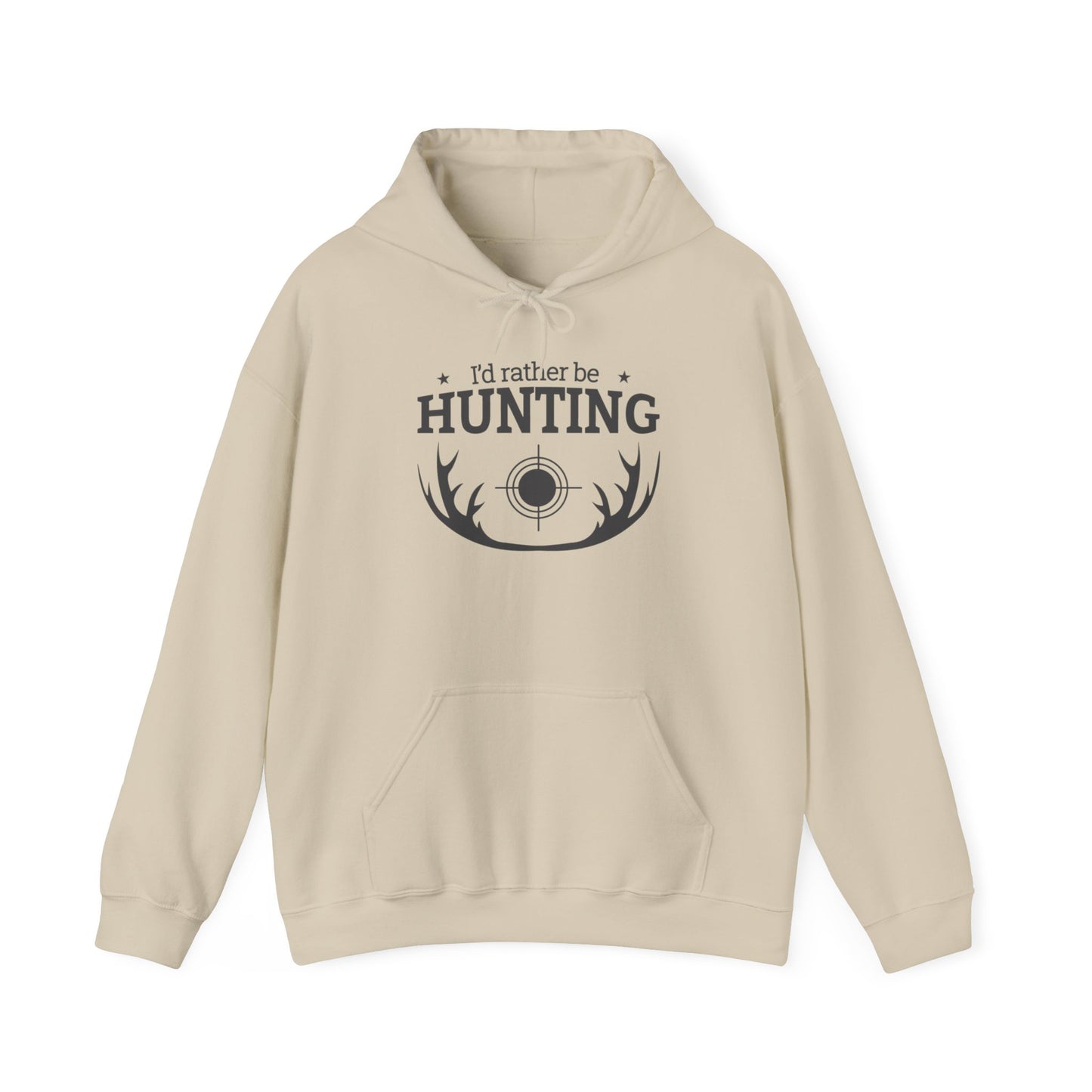 Unisex Heavy Blend™ Hooded Sweatshirt Adult Activewear I'd Rather Be Hunting