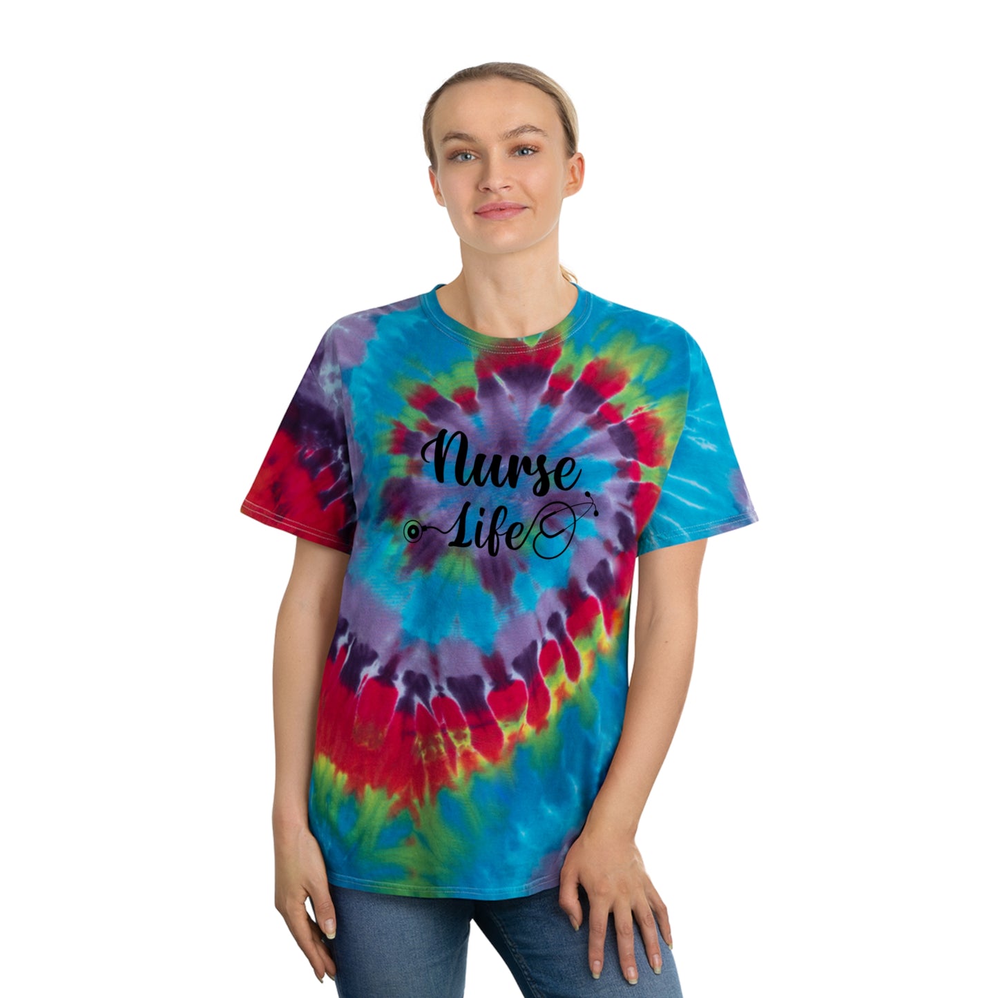 Tie-Dye Tee, Spiral  Adult Activewear If You Want Different Color Plz Call 1-603-377-1833