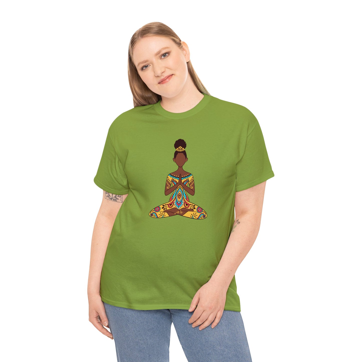 Unisex Heavy Cotton Tee Adult/Teen Activewear Shirt Comes In Many Colors