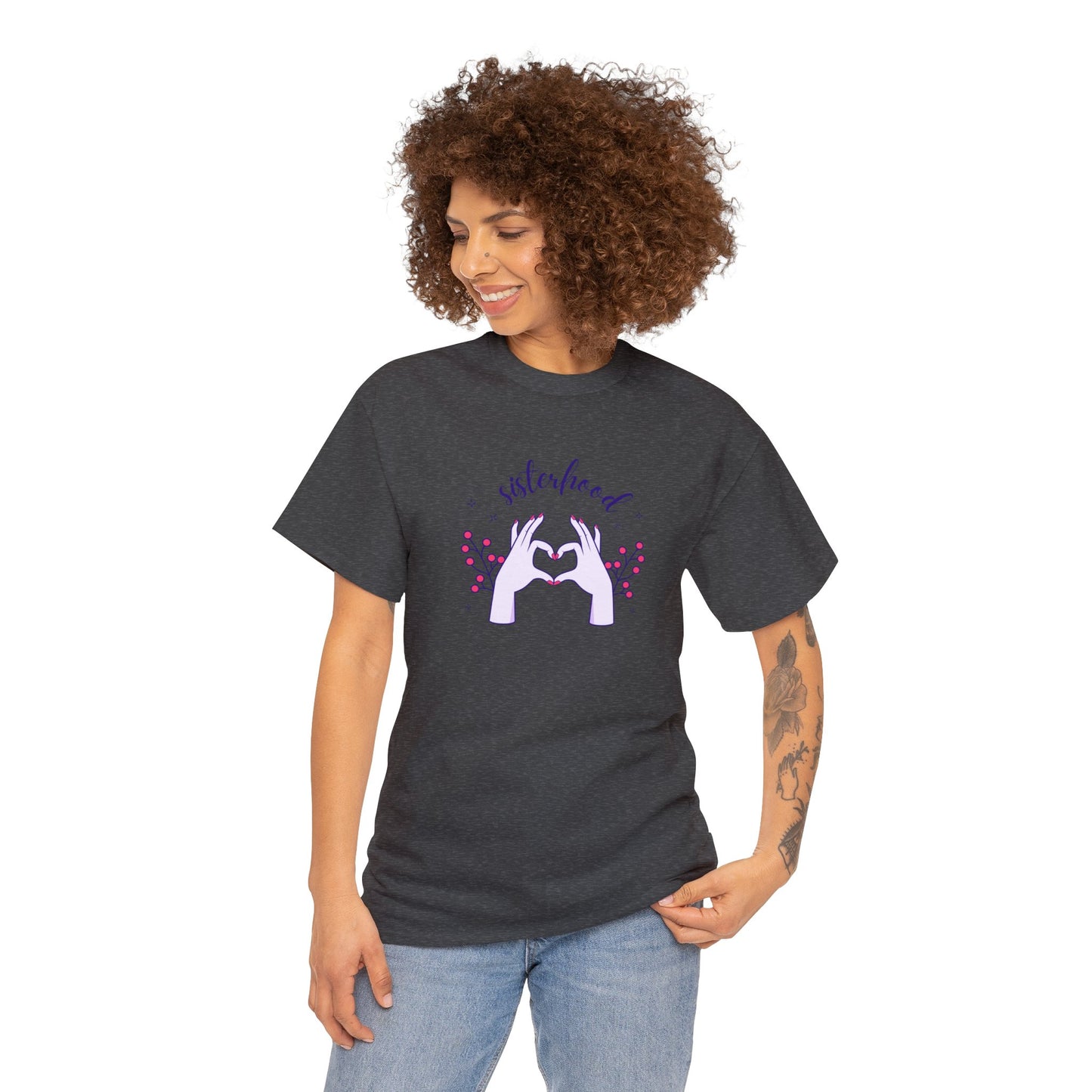 Unisex Heavy Cotton Tee Adult/Teen Activewear Comes In Many Colors