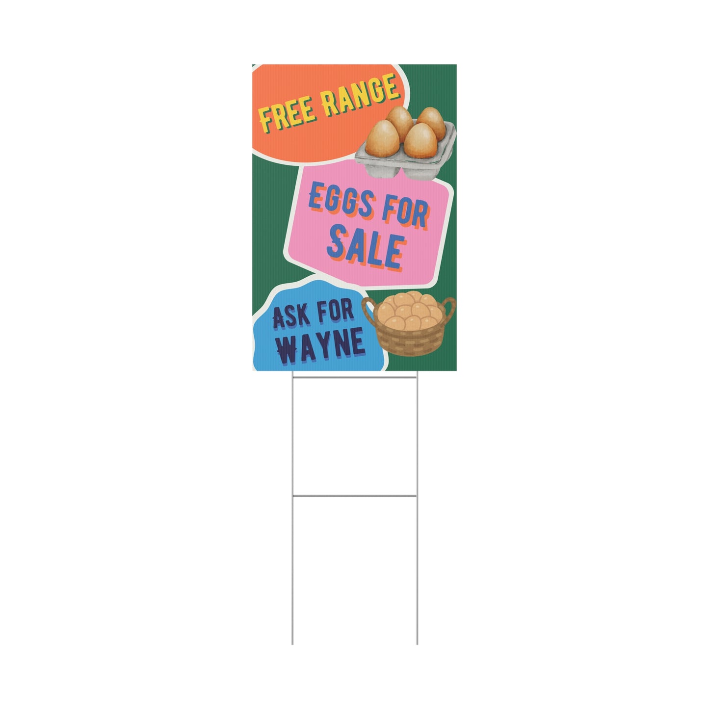 Plastic Yard Sign 24 x 36