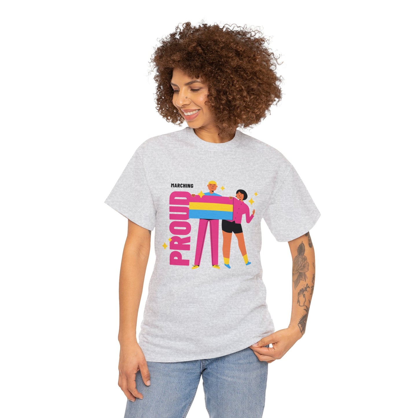 Unisex Heavy Cotton Tee Adult/Teen Activewear Comes In Various Colors