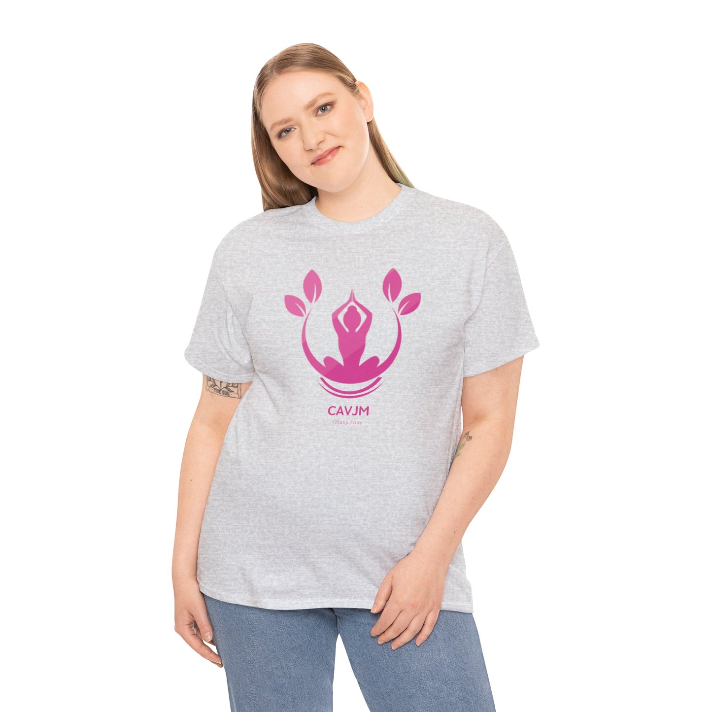 Unisex Heavy Cotton Tee Adult/Teen Activewear Yoga Lovers Shirt Comes In Many Colors