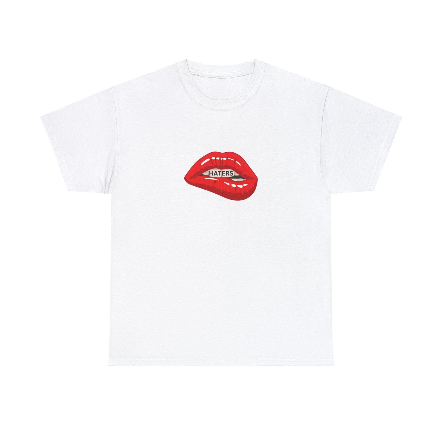 Top does say "Haters" Unisex Heavy Cotton Tee