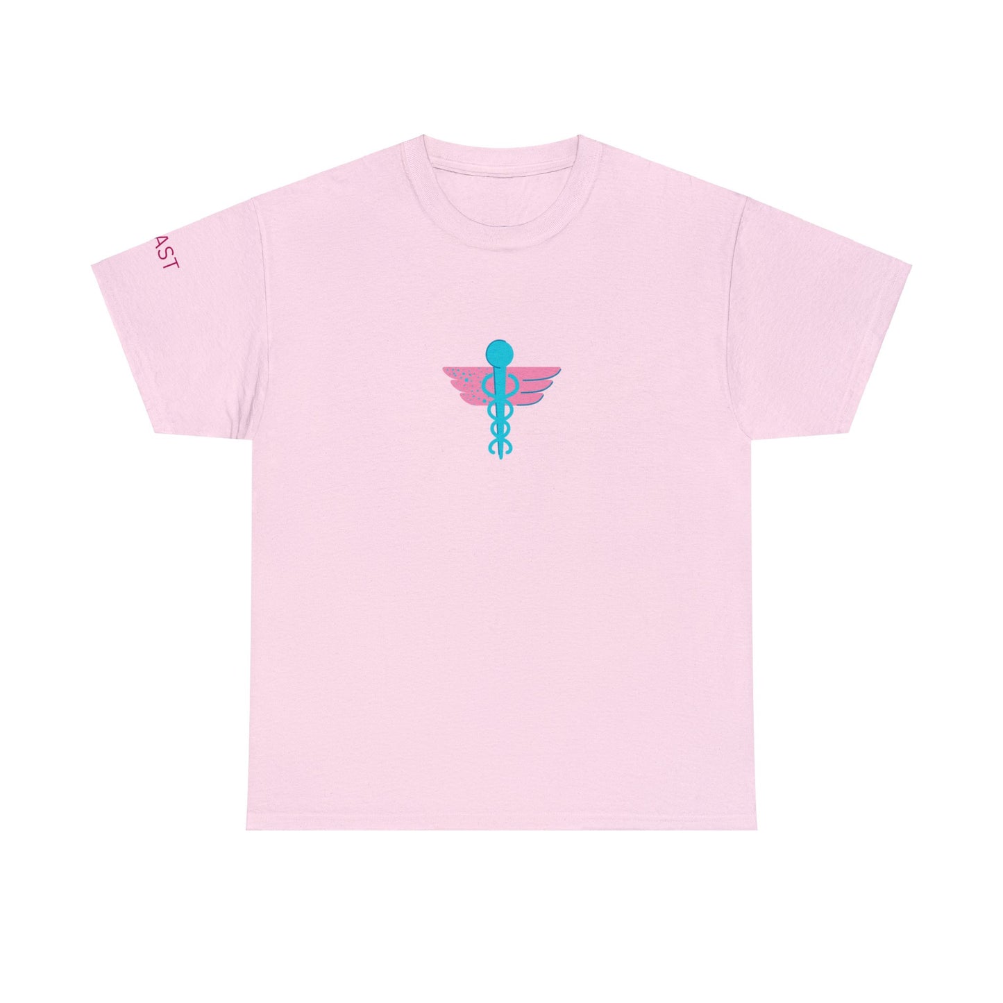 Unisex Heavy Cotton Tee 5 East Nurses Design on front and sleeve