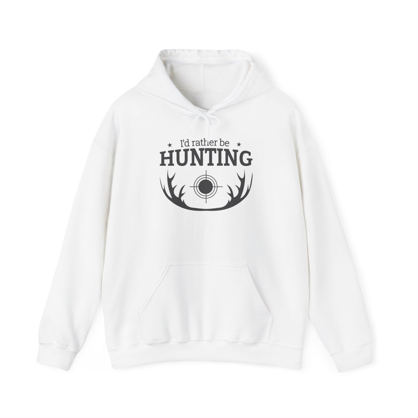 Unisex Heavy Blend™ Hooded Sweatshirt Adult Activewear I'd Rather Be Hunting