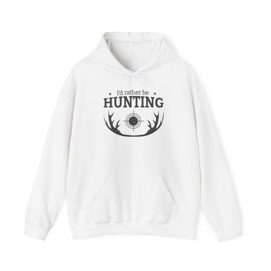 Unisex Heavy Blend™ Hooded Sweatshirt Adult Activewear I'd Rather Be Hunting