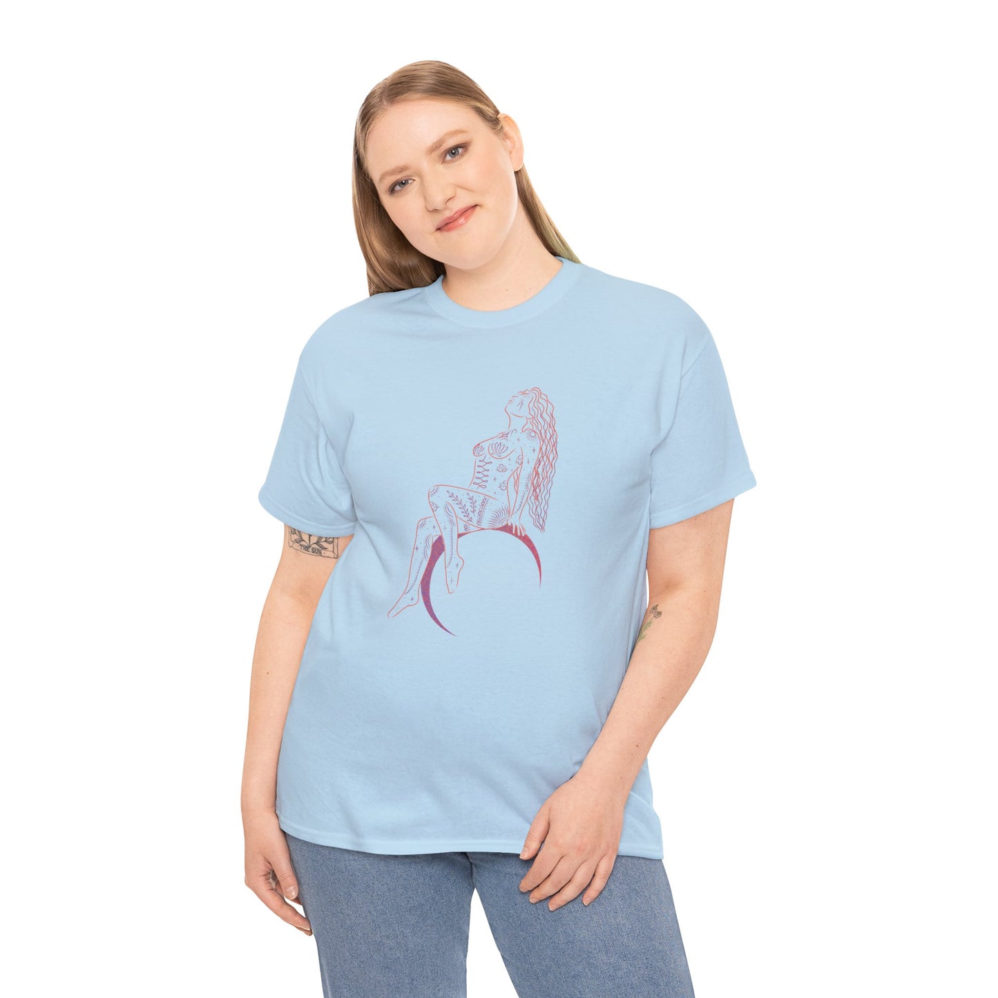 Unisex Heavy Cotton Tee Adult/Teen Activewear Shirt Comes In Many Colors