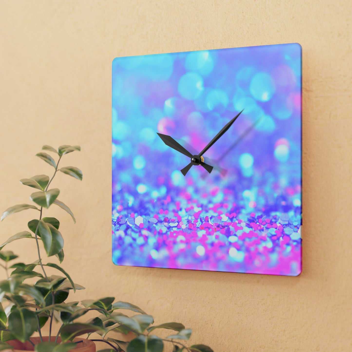 Acrylic Wall Clock Has Matching Products Sold Separate, If you want a Matching Products That Youd Like Me to Make in a Certain Print That's Not Listed Call or if you'd like to Choose Your Own Print No Charge No Problem