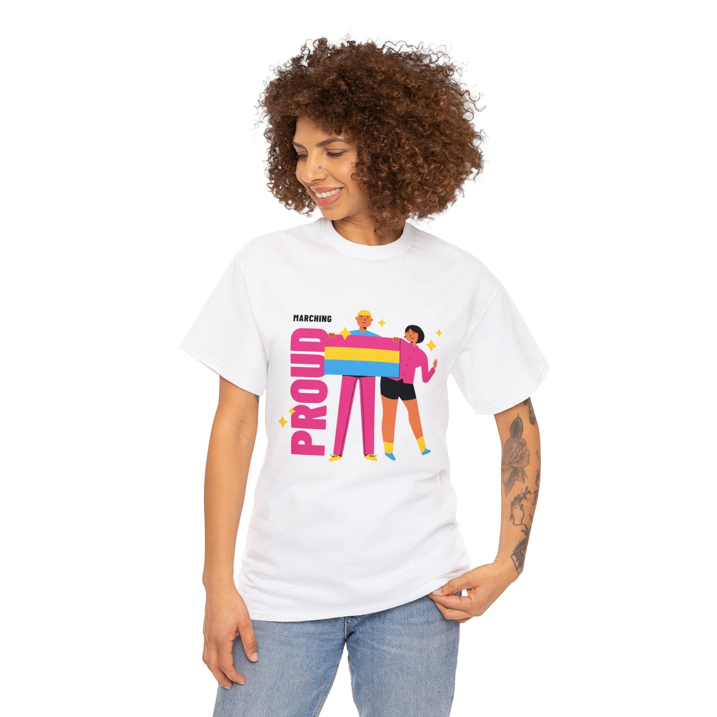 Unisex Heavy Cotton Tee Adult/Teen Activewear Comes In Various Colors