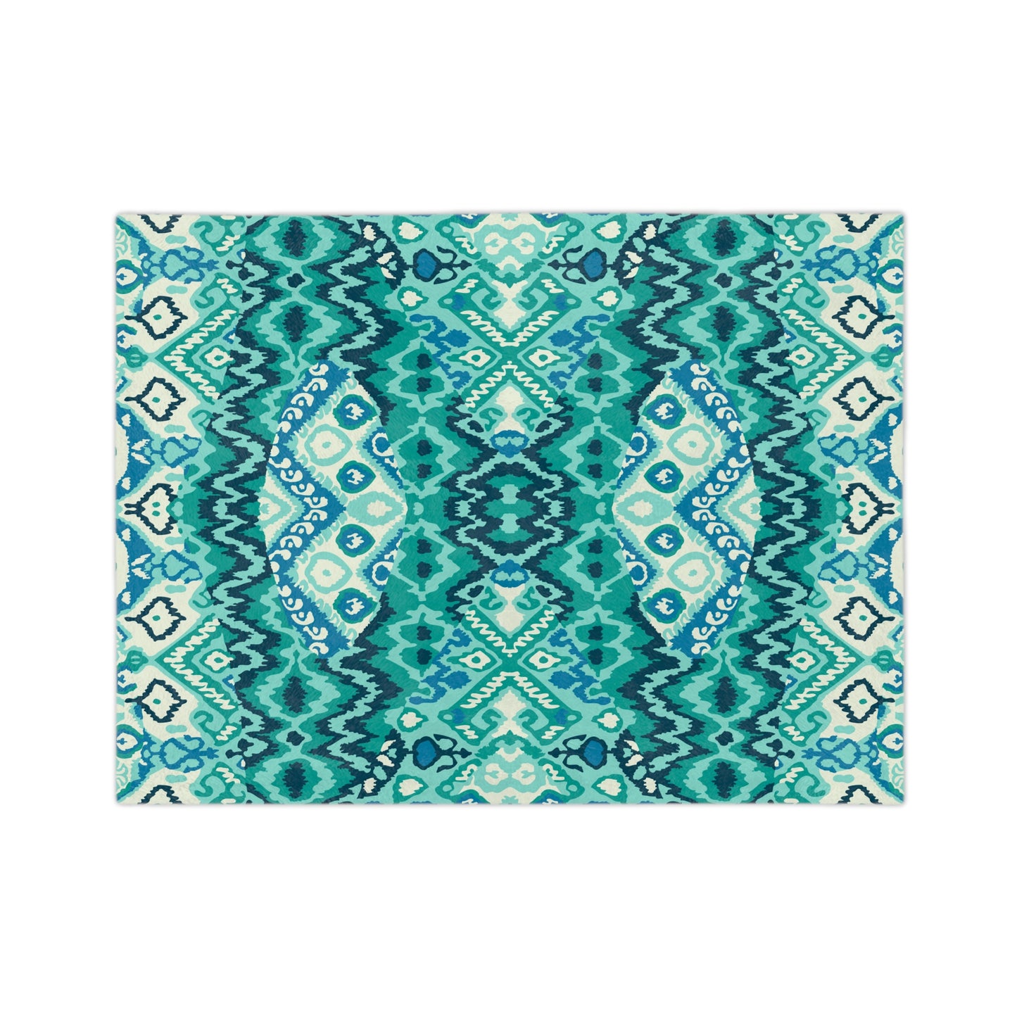 Velveteen Minky Blanket Adult/Teen/Baby Accessories Decor Beautiful Teal-Green Design