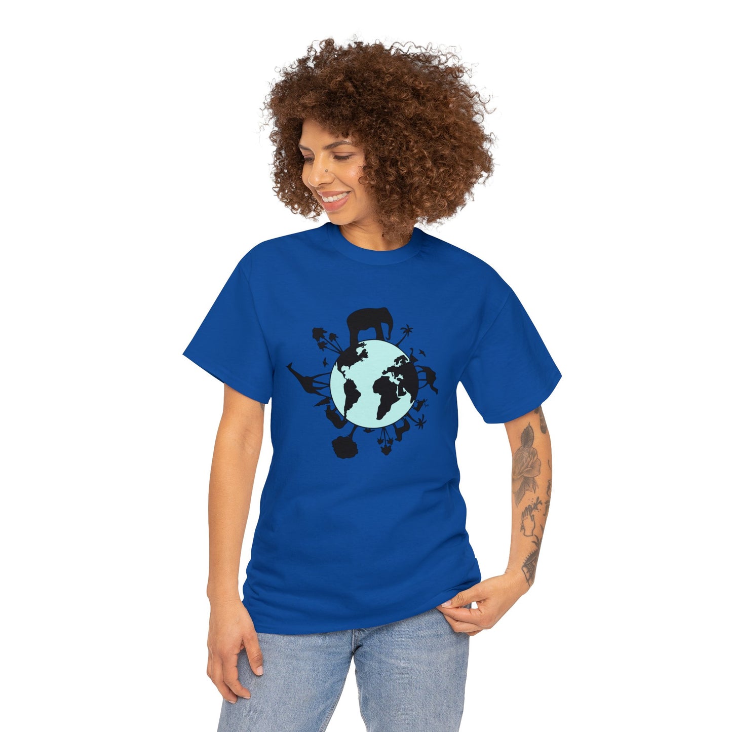 Unisex Heavy Cotton Tee Adult/Teen Activewear Save The Planet Shirt Comes In Many Colors