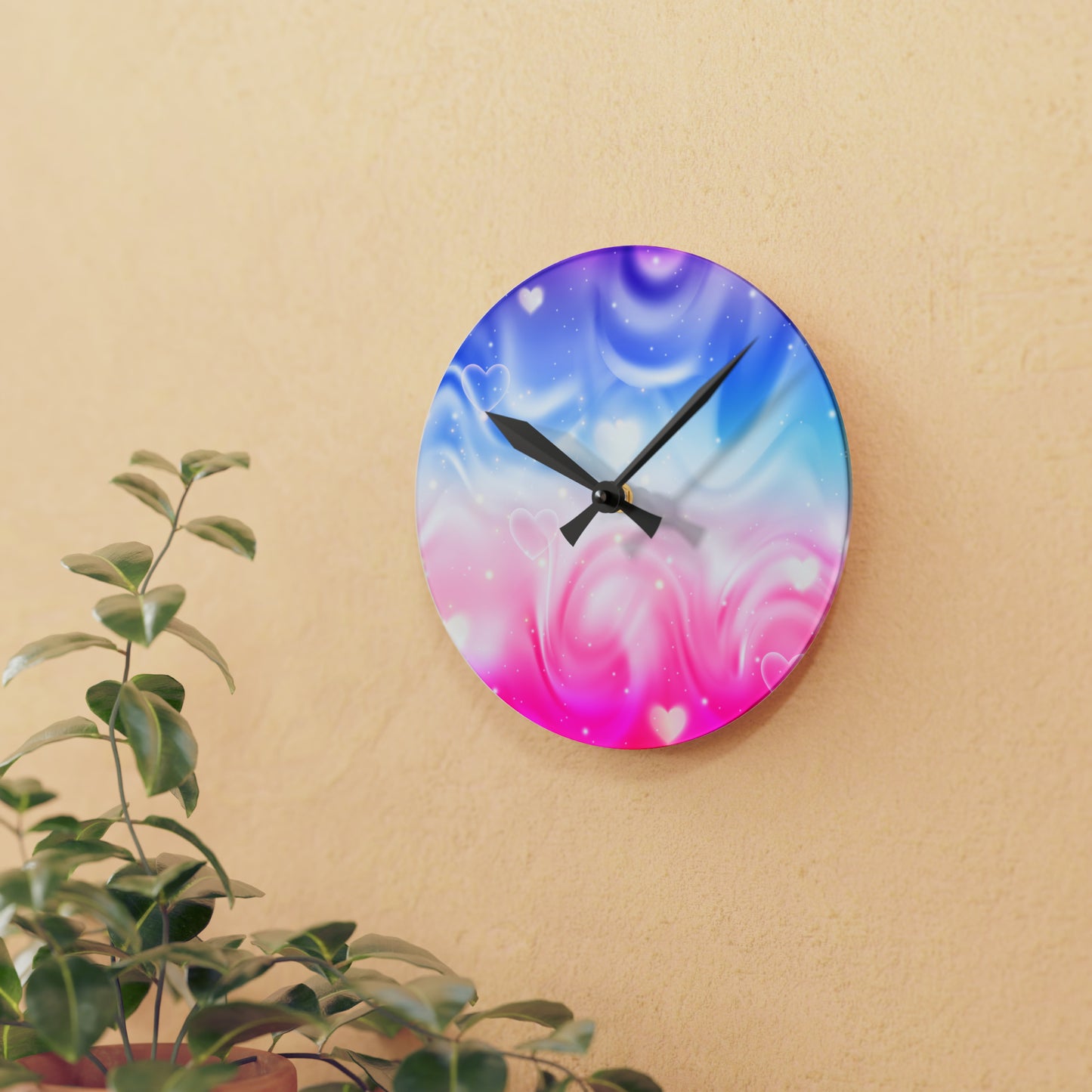 Acrylic Wall Clock Has Matching Products Sold Separate, If you want a Matching Products Call and I Make for Free Just Pay for Products